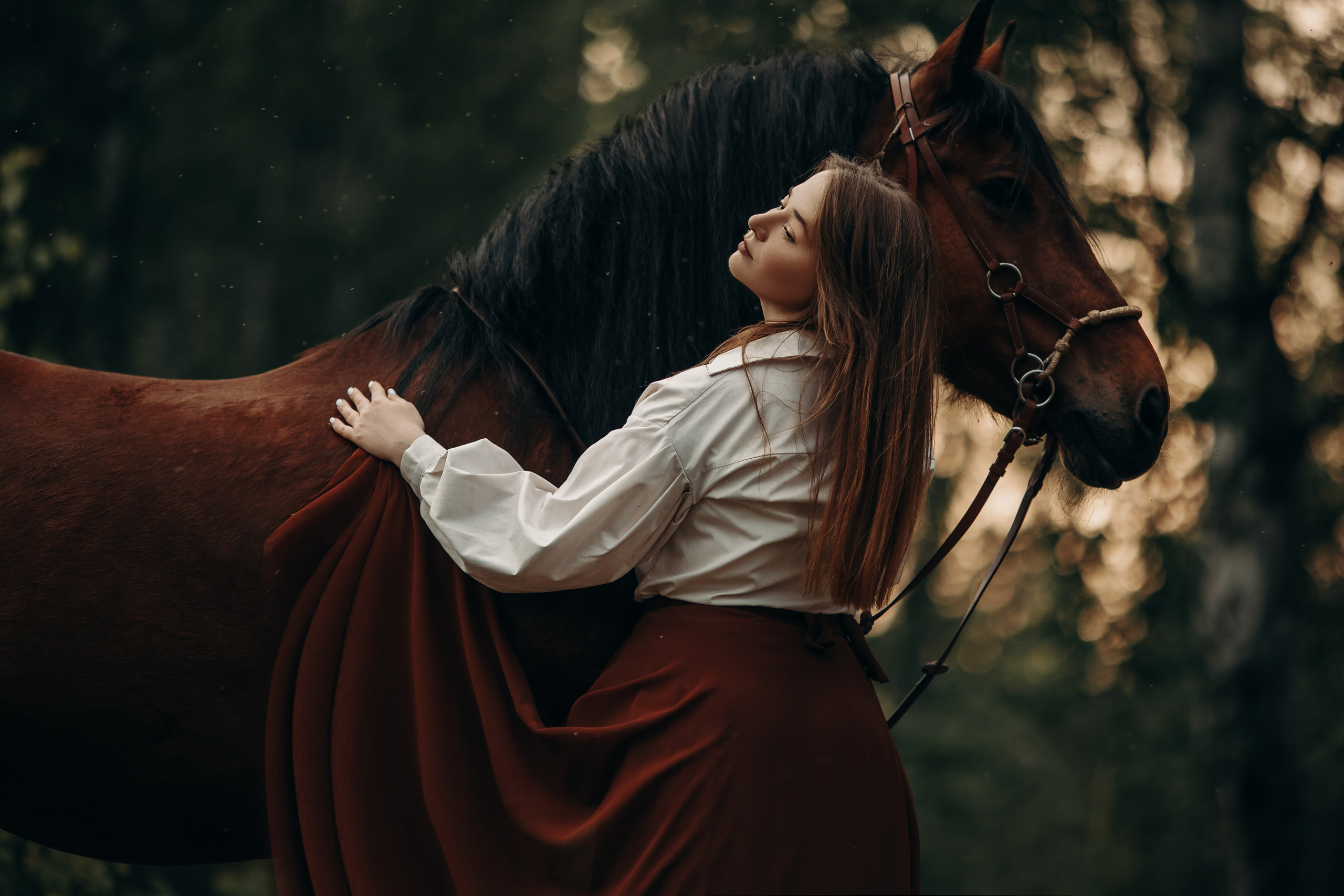 Ксения и Талисман. Анна Молчанова конный фотограф в Тюмени | фотосессии с лошадьми Тюмень