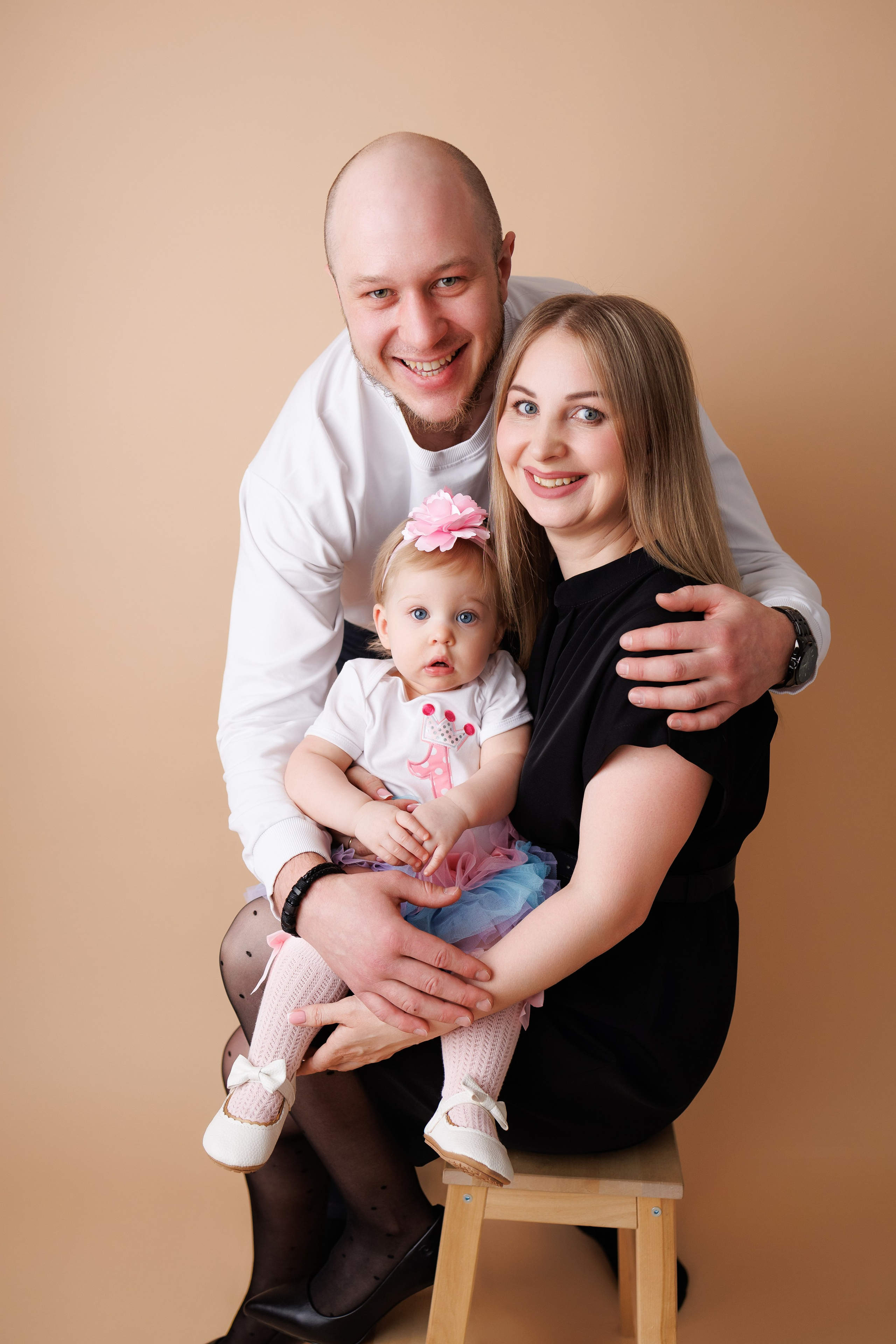 Юлечке 1 годик. Фотограф новорожденный малышей Новосибирск