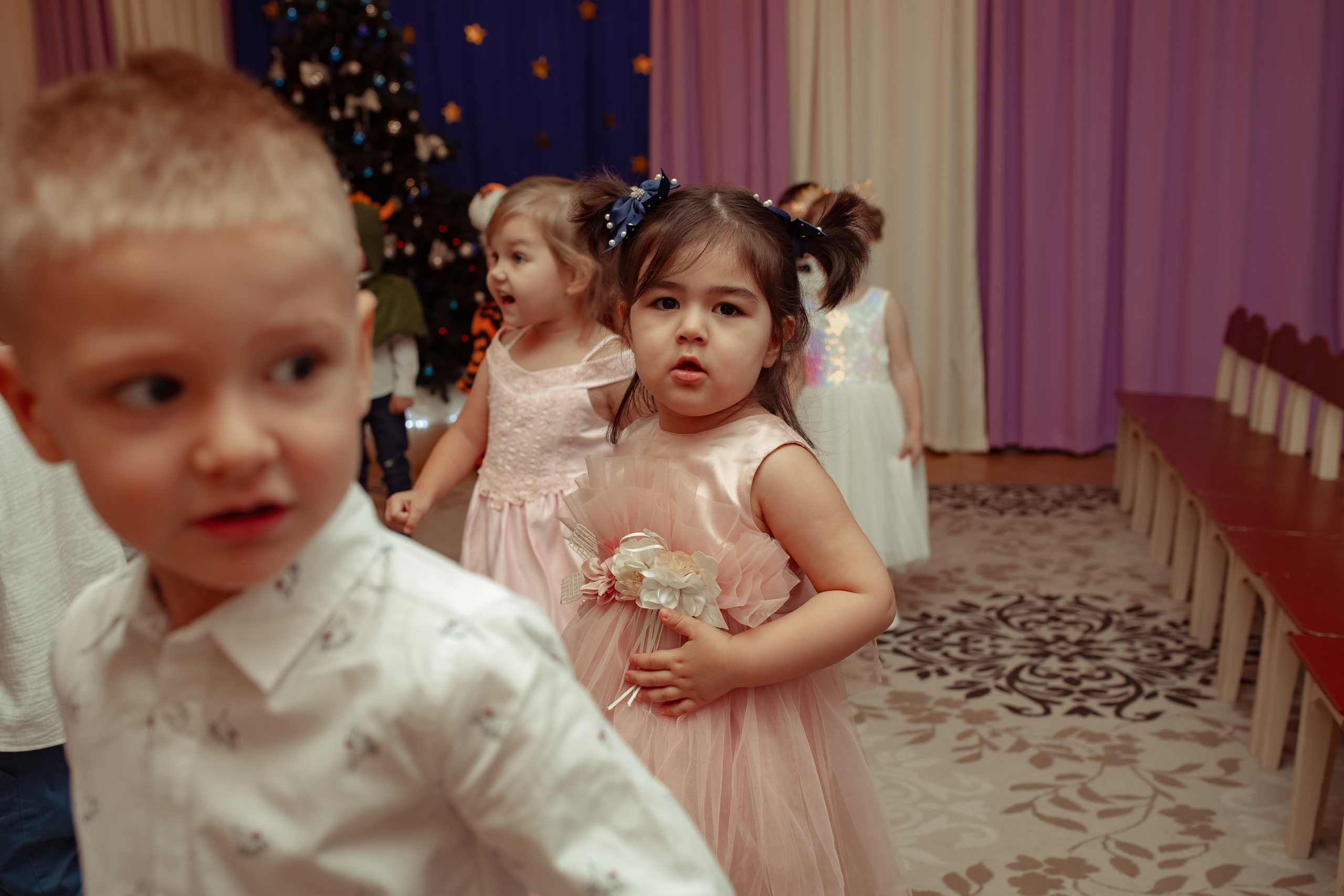 Новогодний утренник в детском саду. Семейный и детский фотограф в Москве Дорогова Екатерина