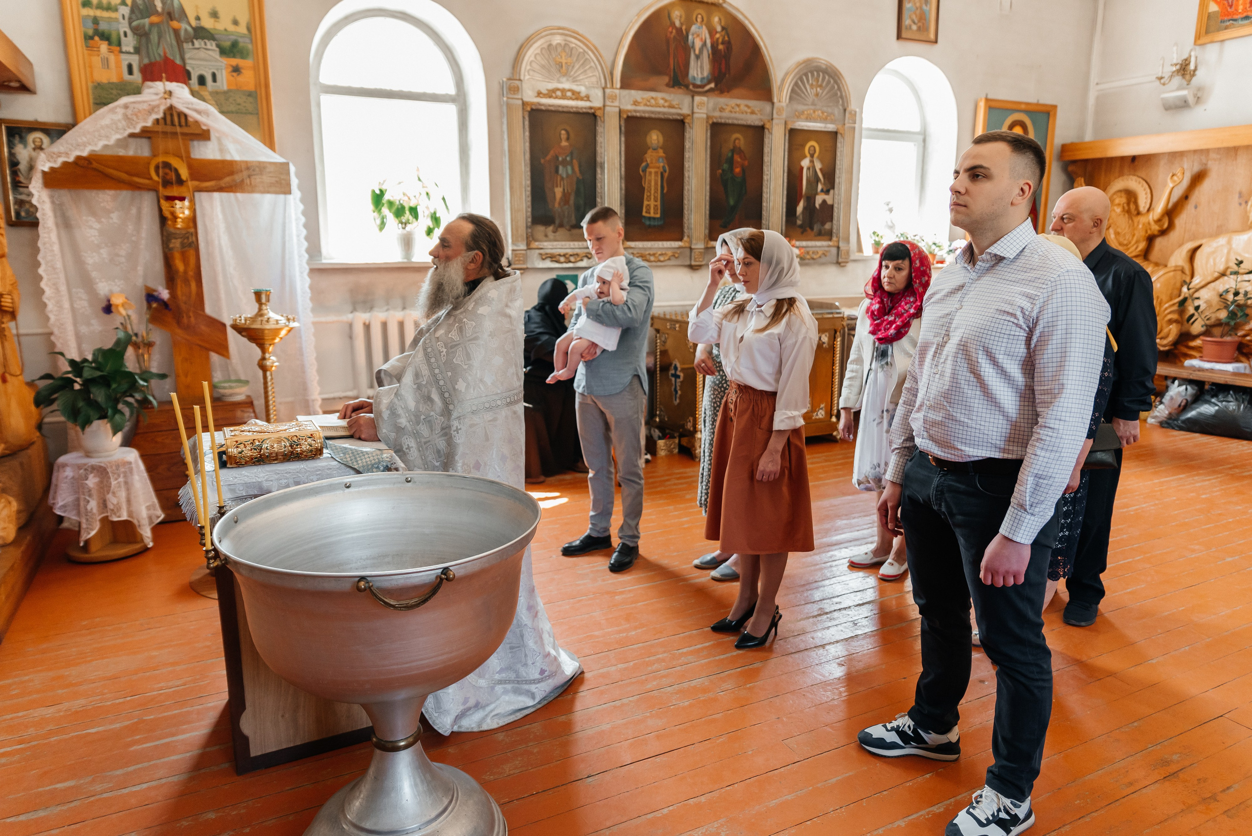 Крещение Тимура. Семейная фото и видеосъёмка. Брянск