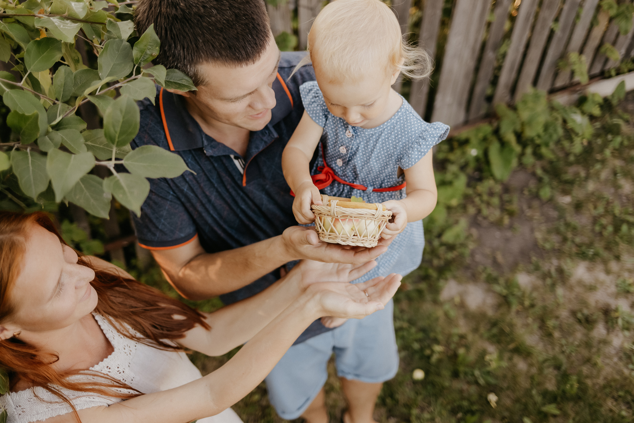 Семейная съемка на улице
