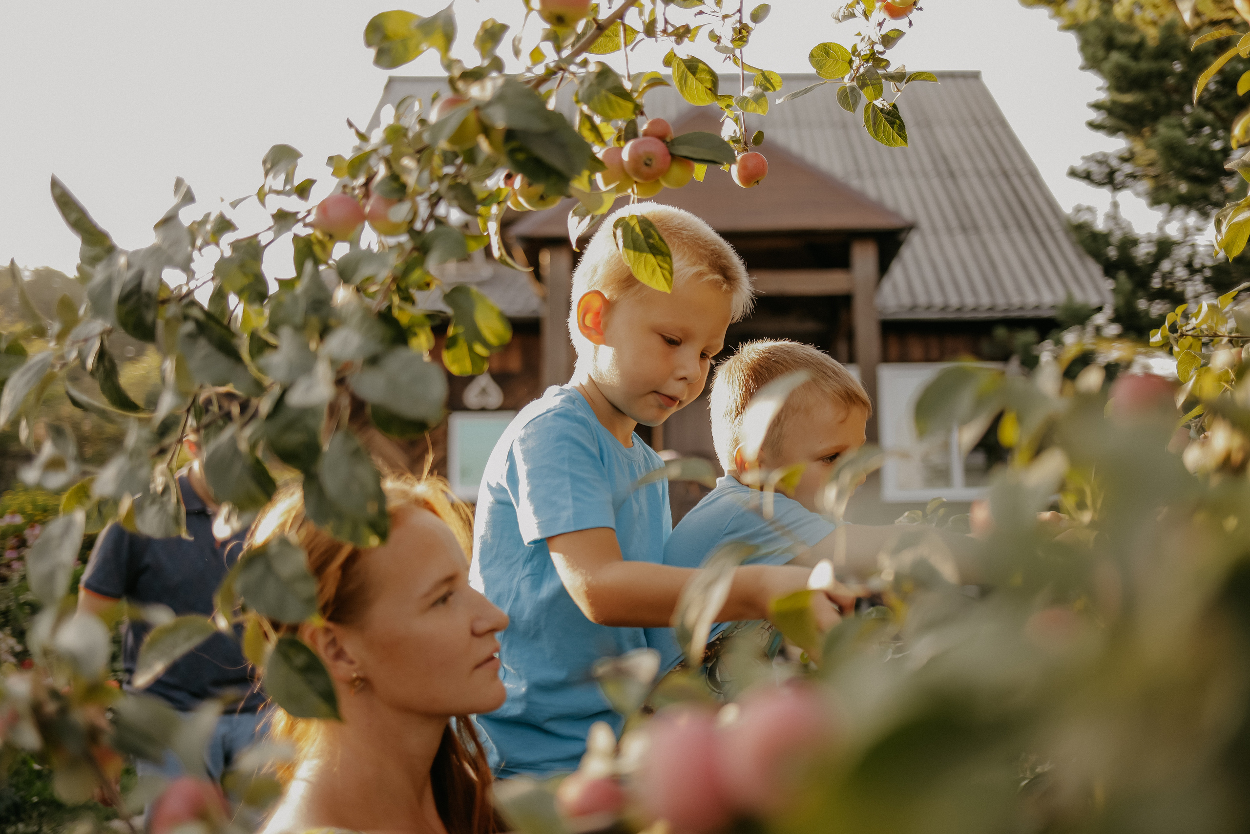 Семейная съемка на улице