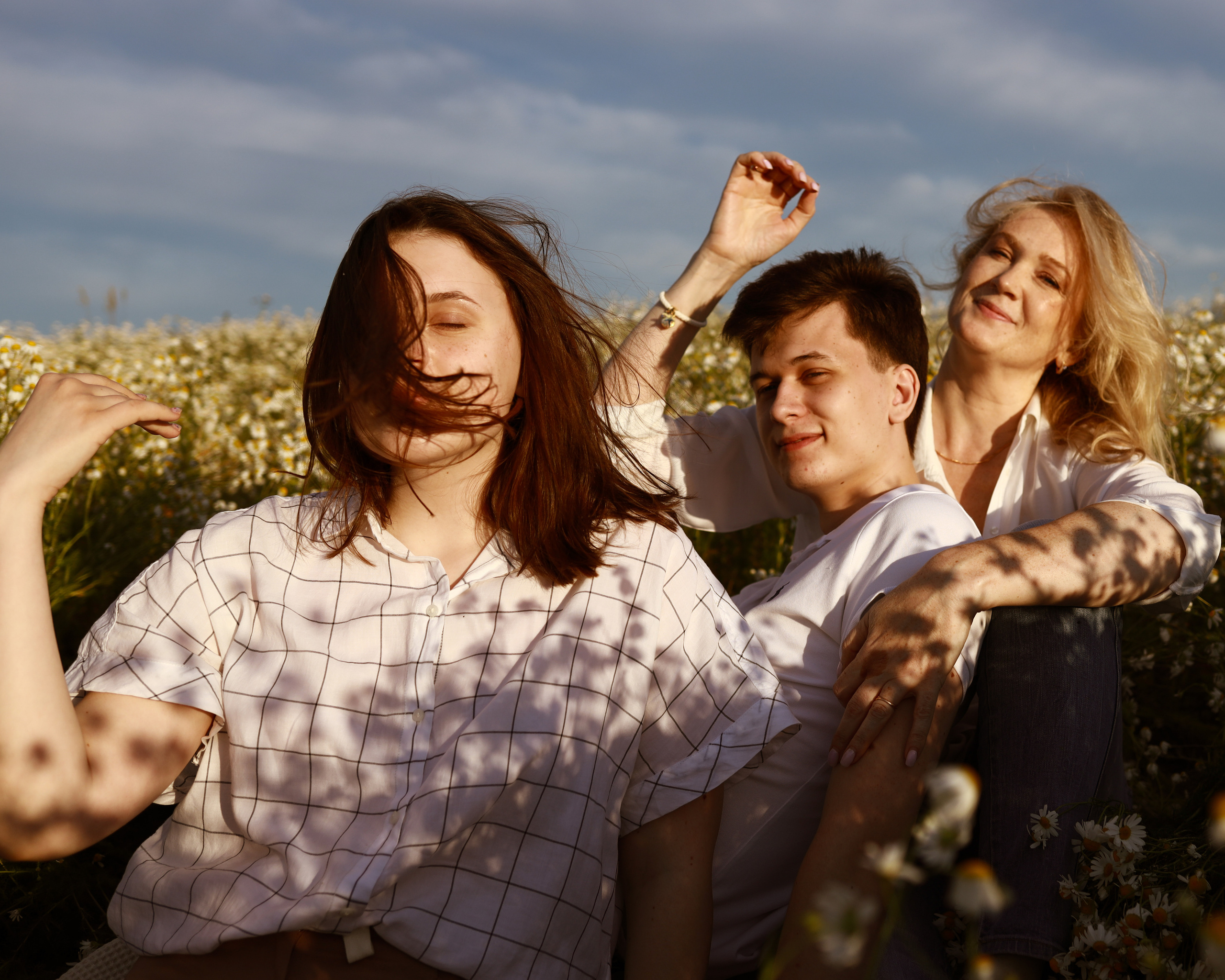 Семейная съемка на улице