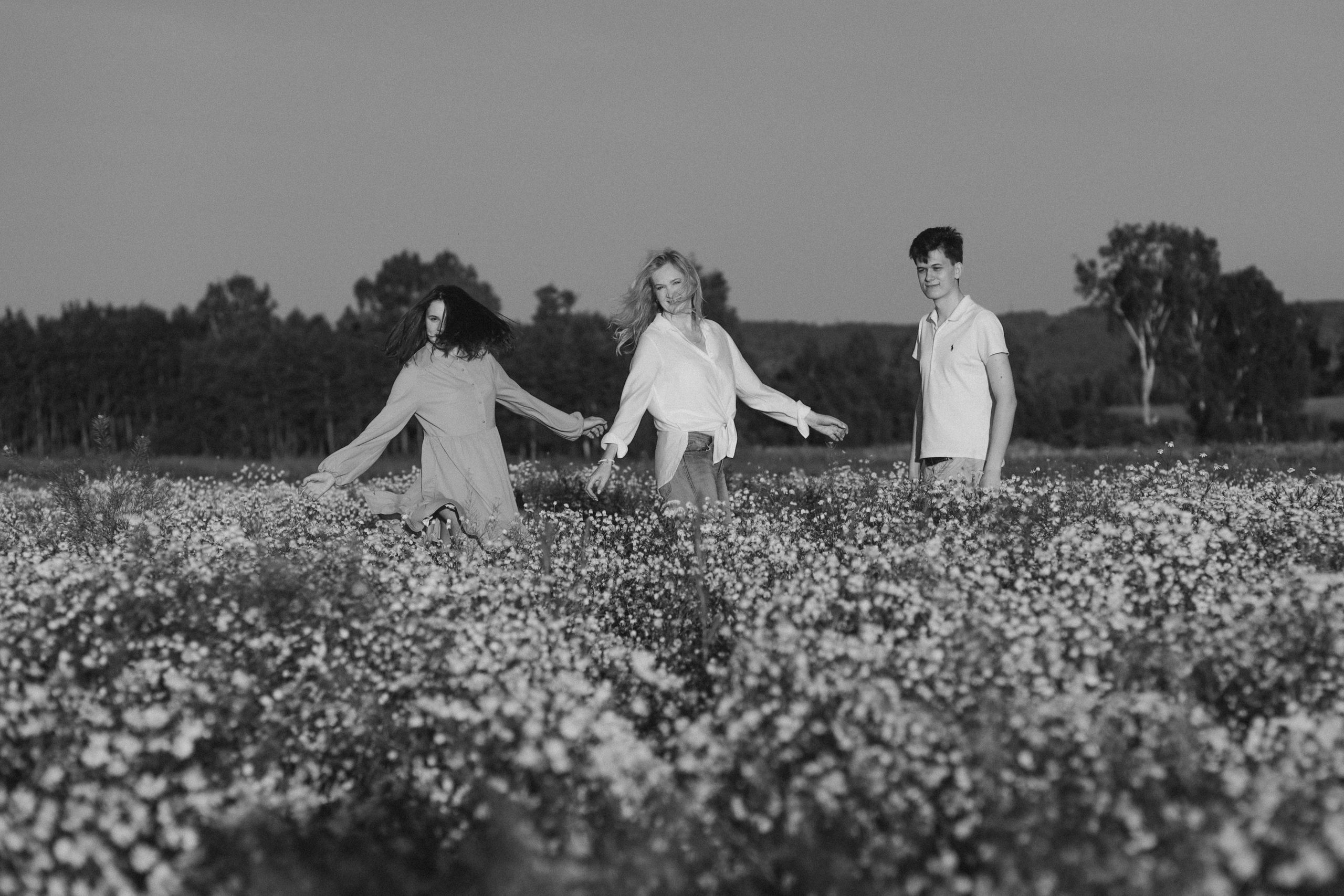 Семейная съемка на улице