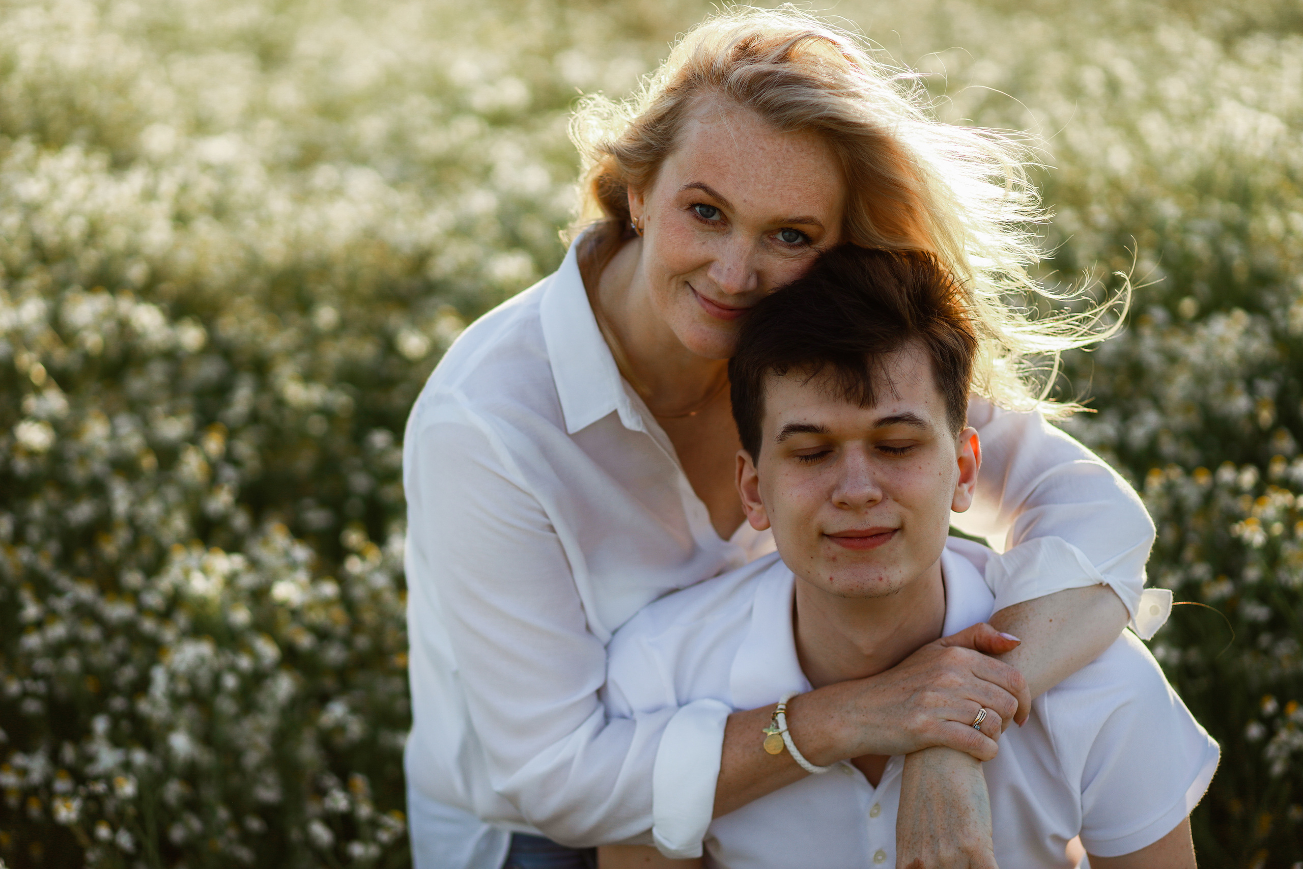 Семейная съемка на улице