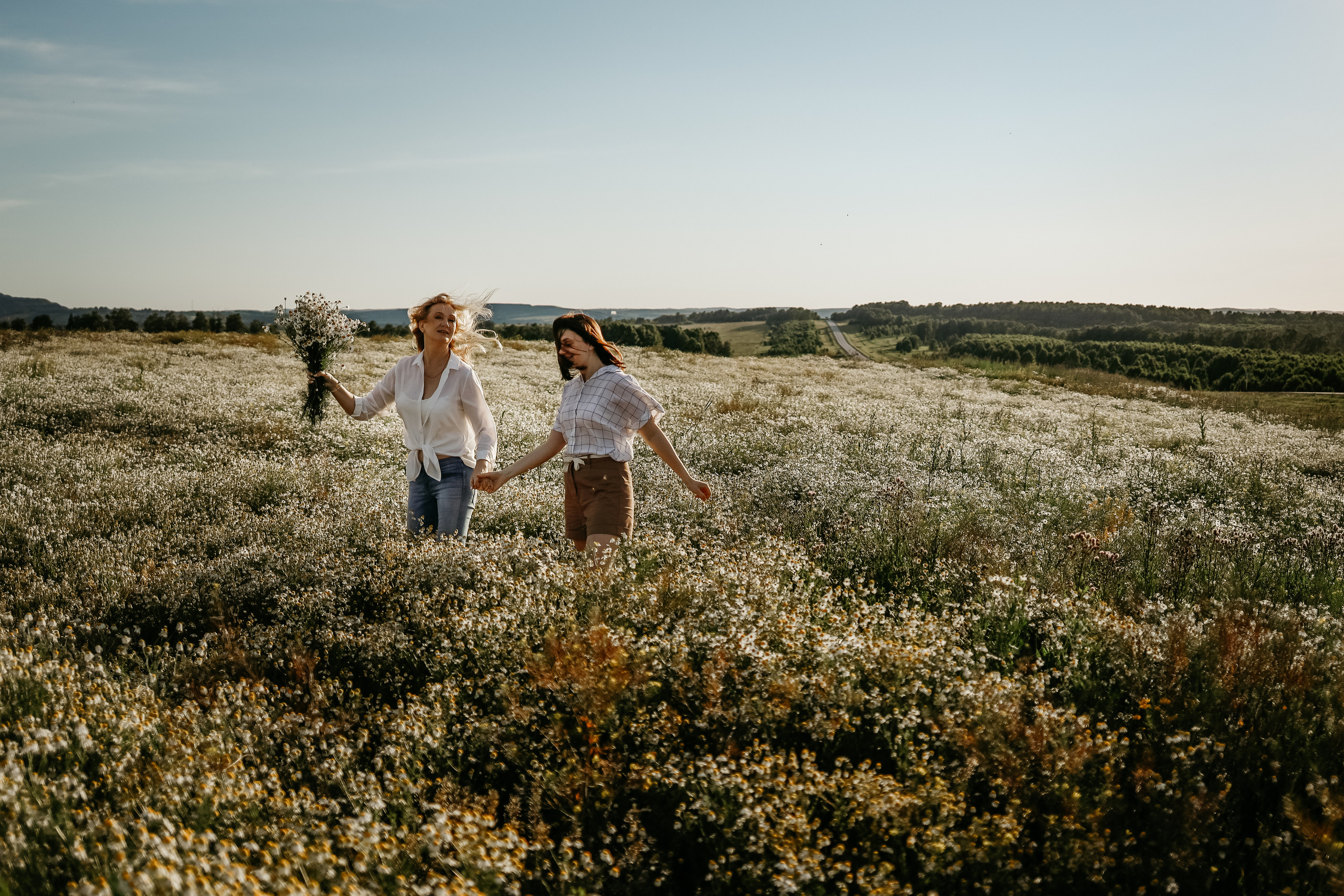 Семейная съемка на улице