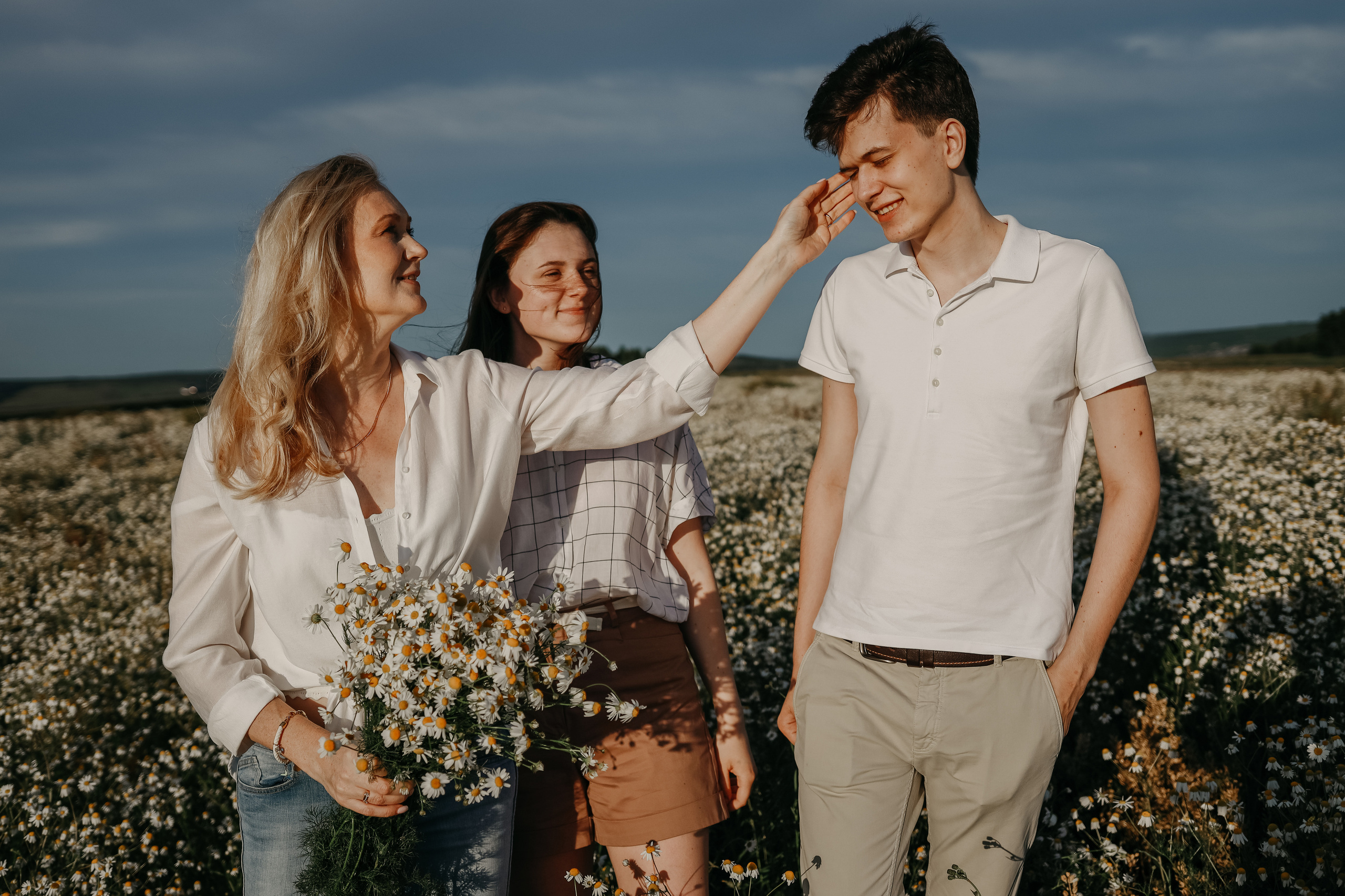 Семейная съемка на улице