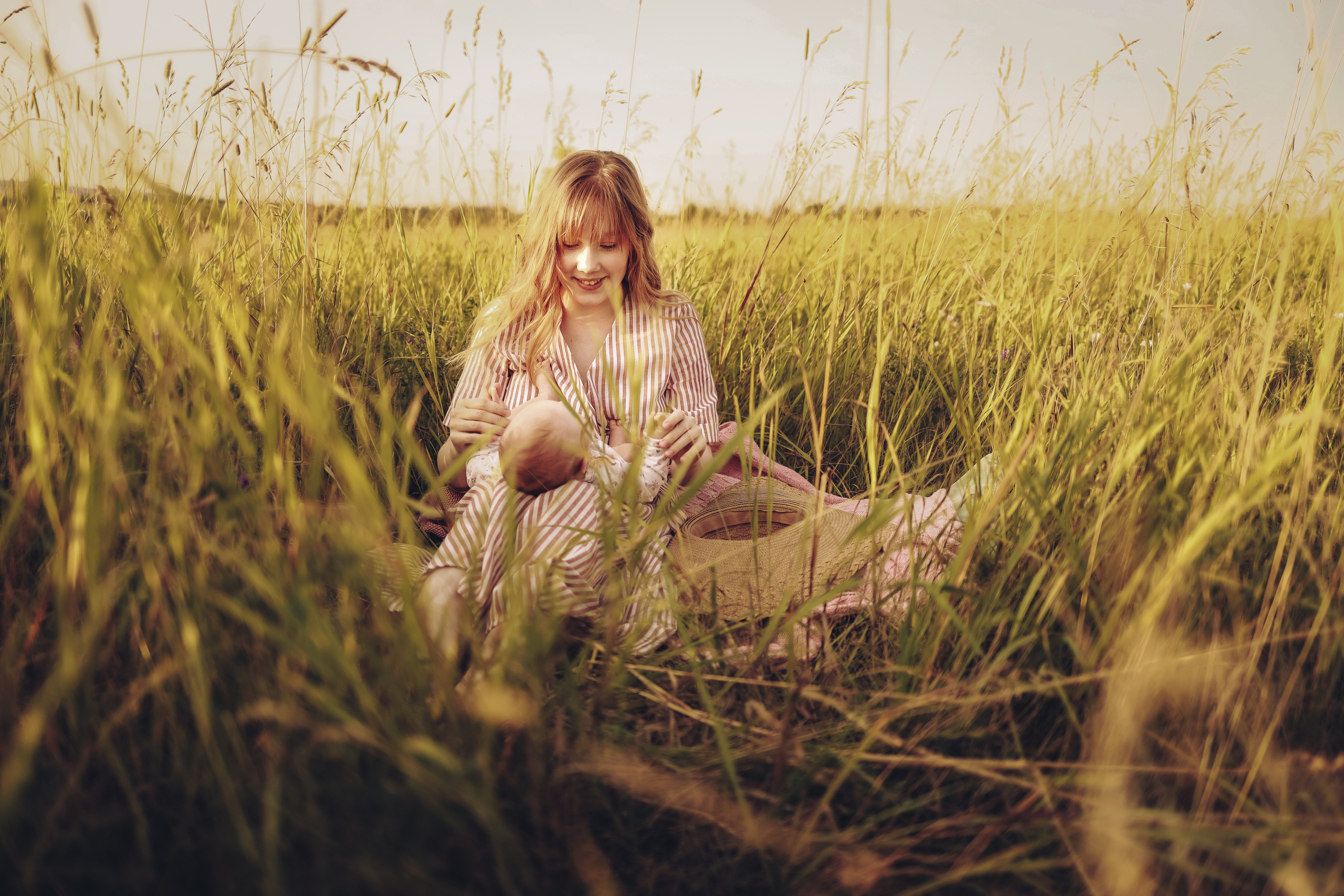 Семейная съемка на улице