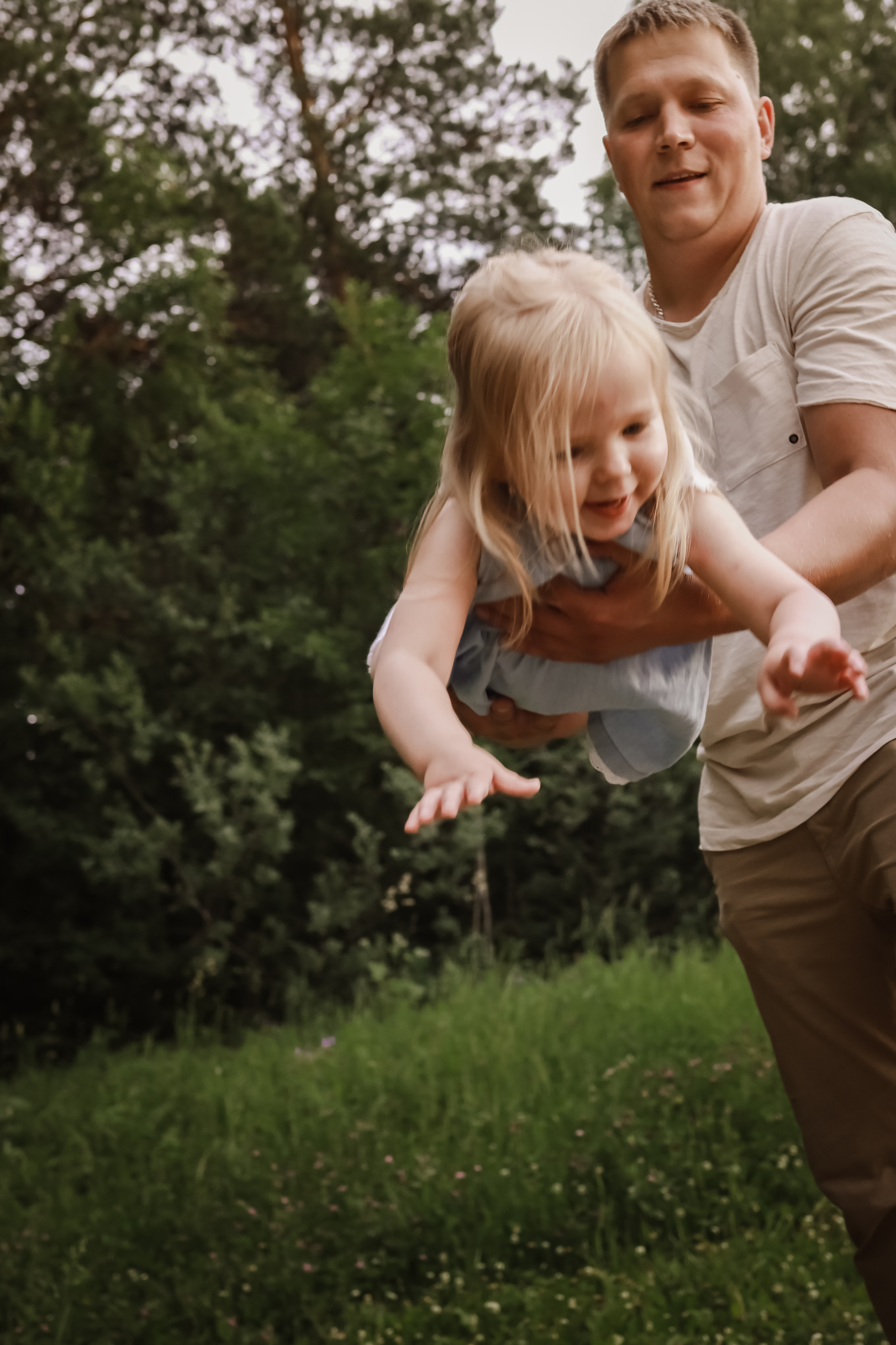 Семейная съемка на улице