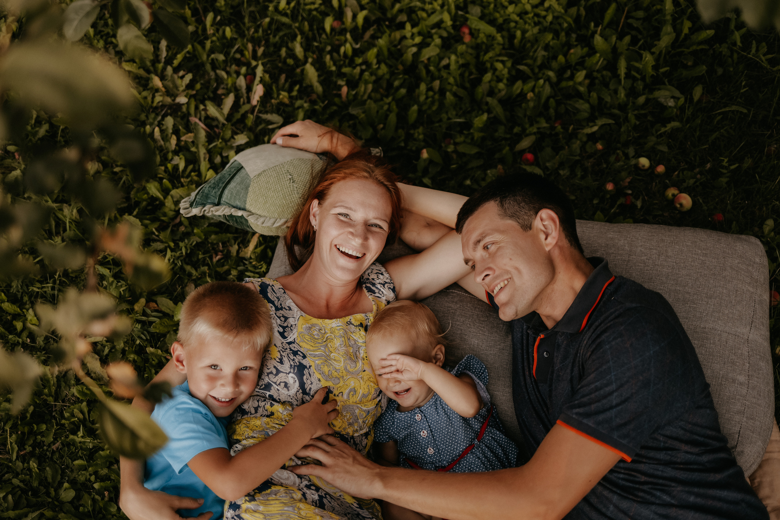 Семейная съемка на улице