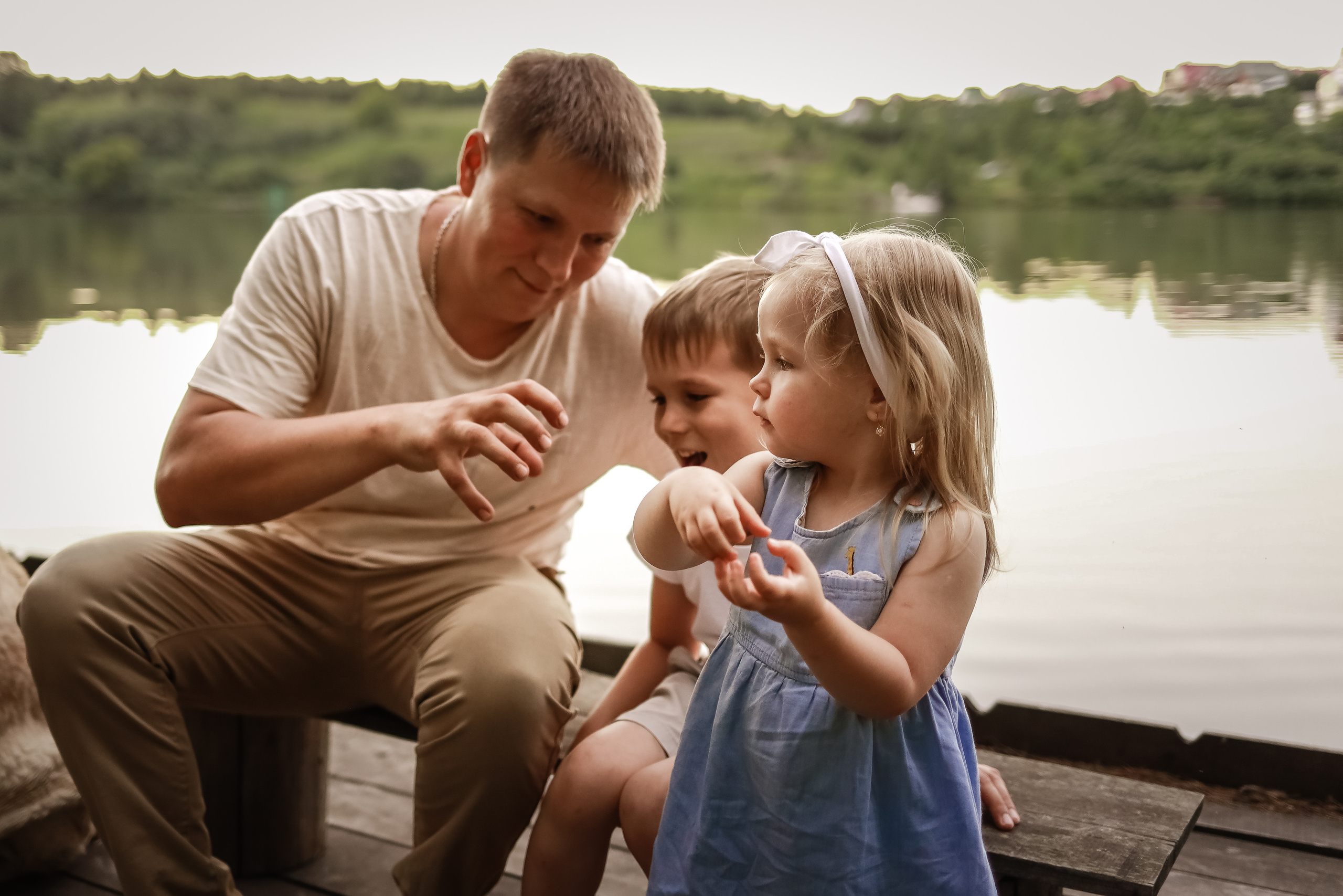 Семейная съемка на улице