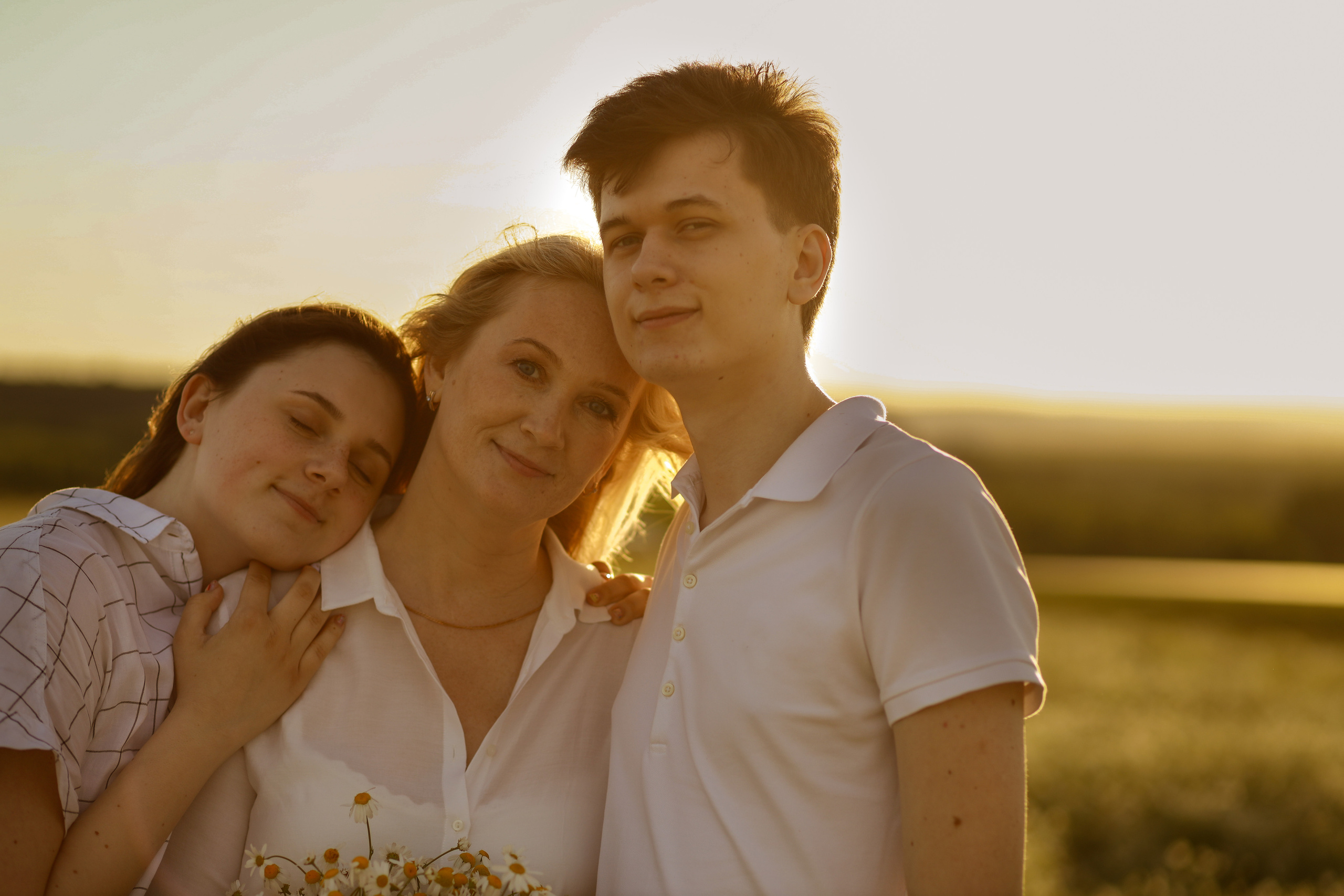 Семейная съемка на улице