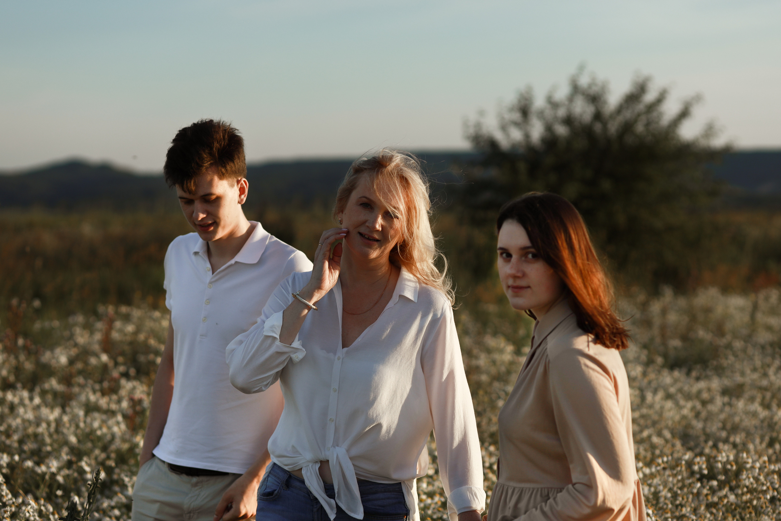 Семейная съемка на улице