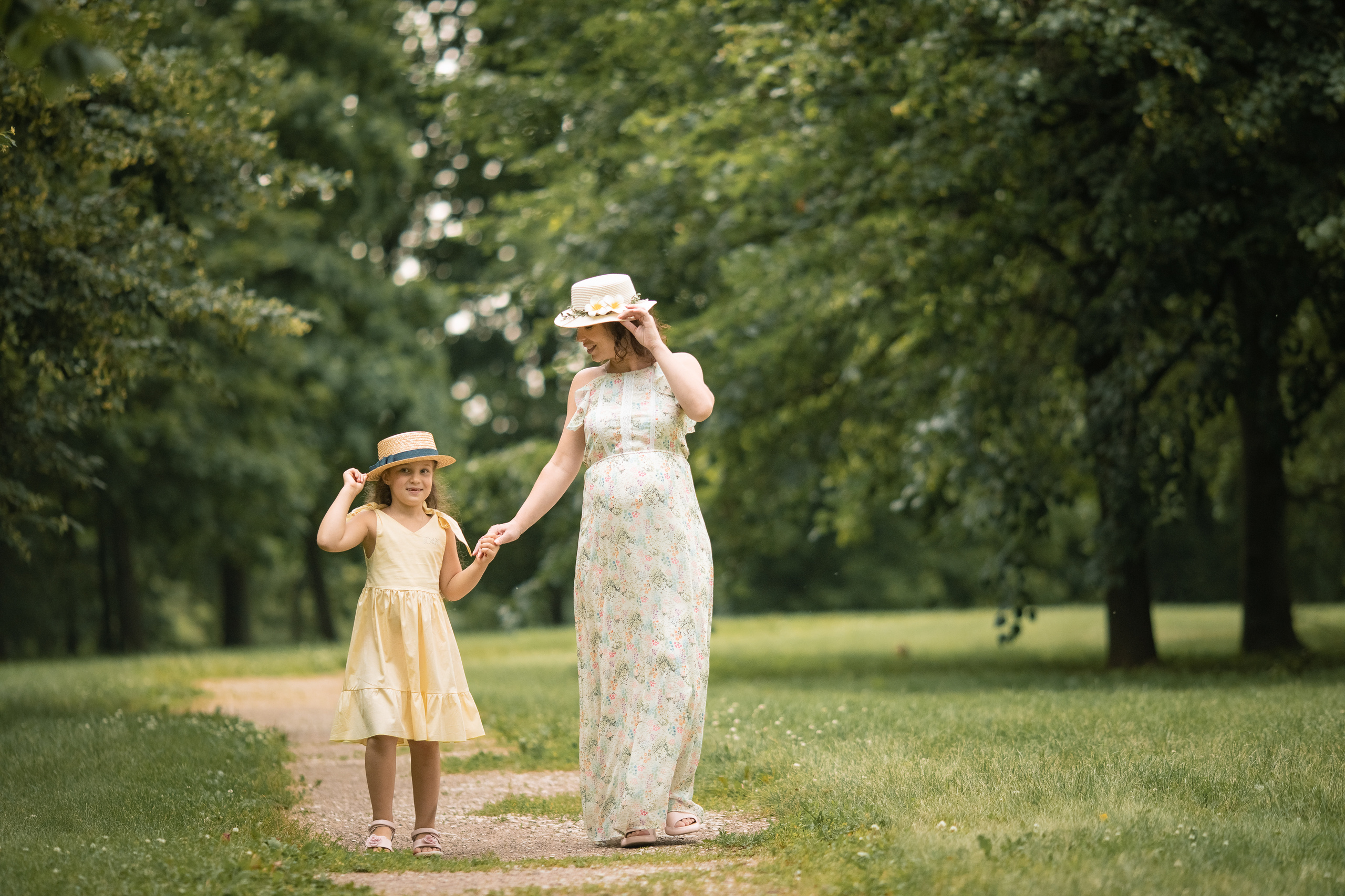 Фотопрогулка для Елены и Маруси. Женский семейный фотограф Тула Москва Захарова Анна