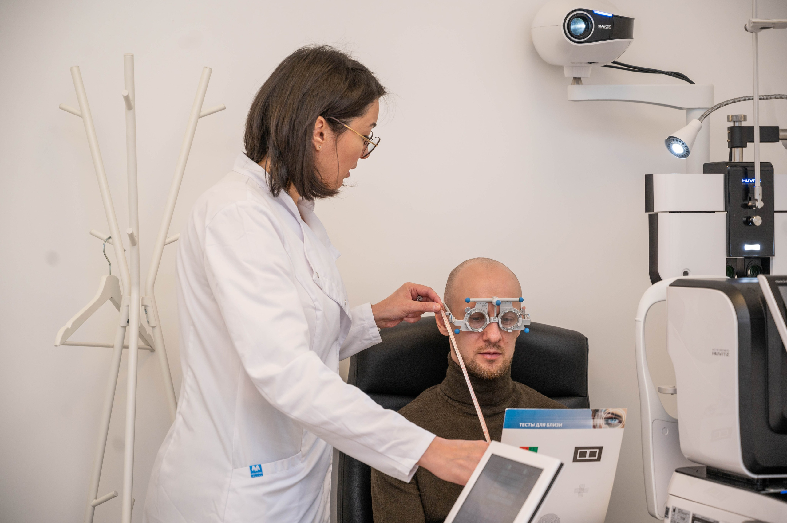 Съёмка открытия оптики