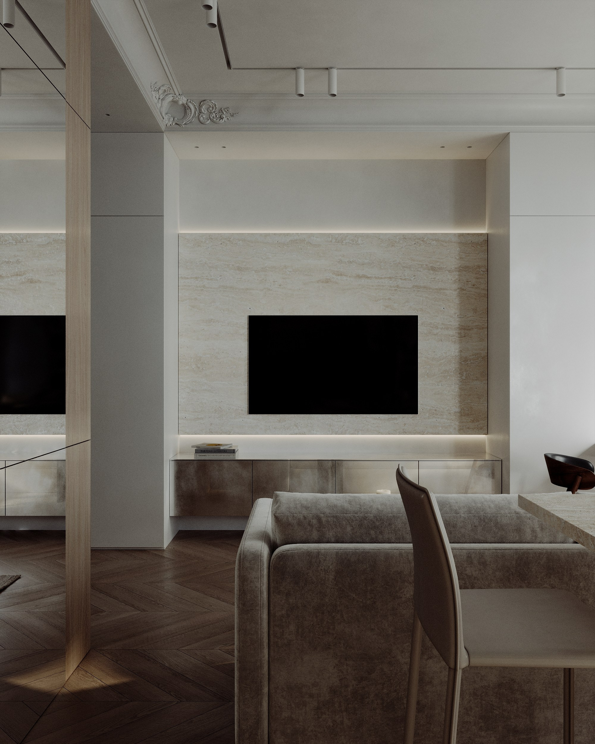 Студия 28 м². 3d визуализатор Валерия Романова