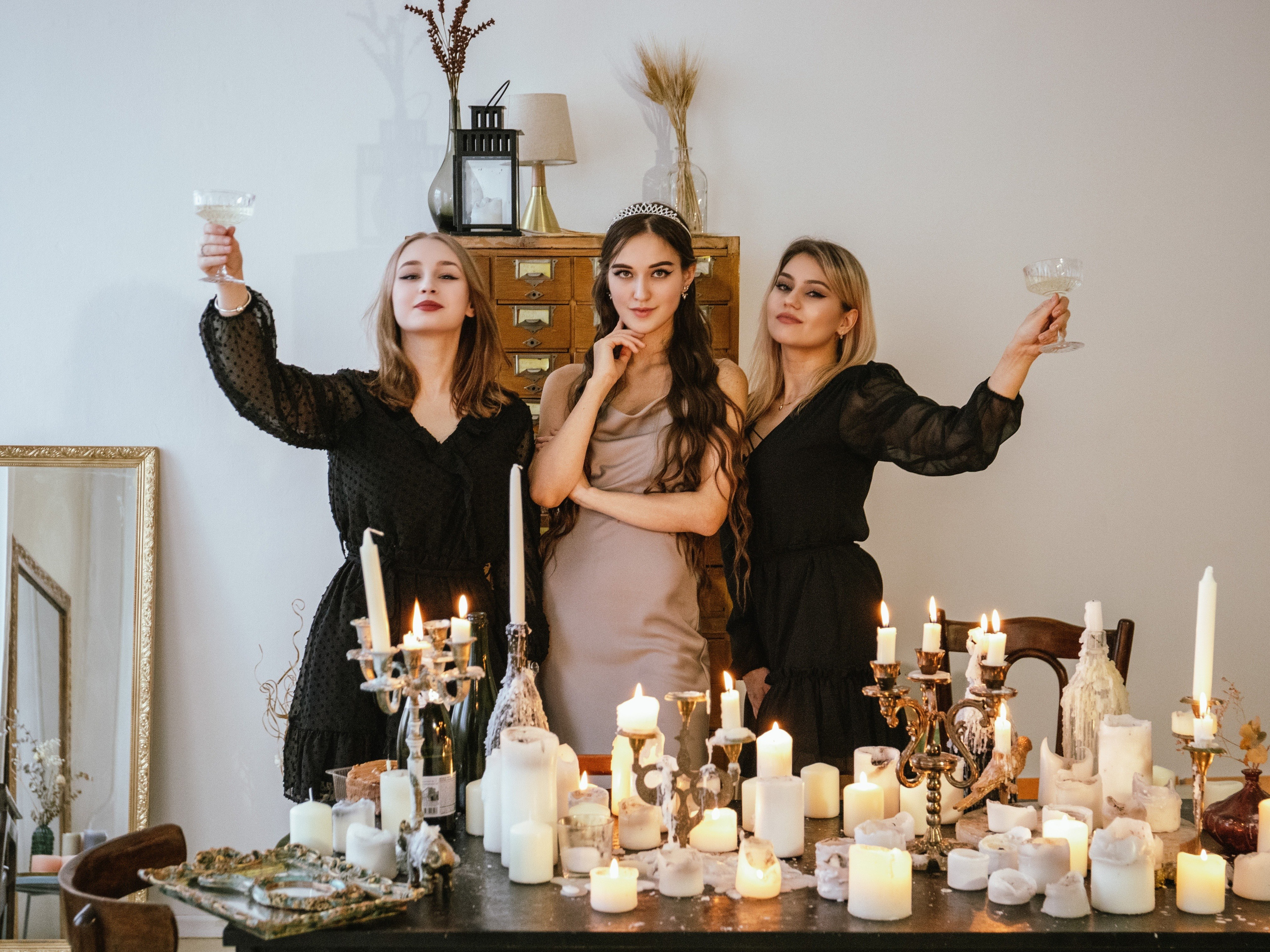 Девичник в фотостудии. Свадебный и семейный фотограф в Москве Мила Широких