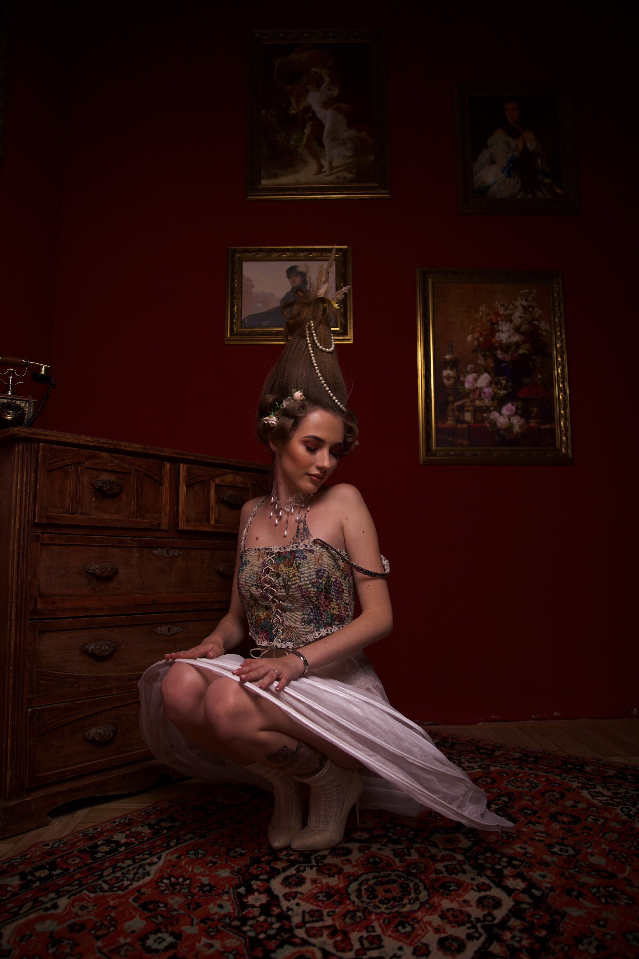 Придворные дамы. Фотограф Велькер Марина