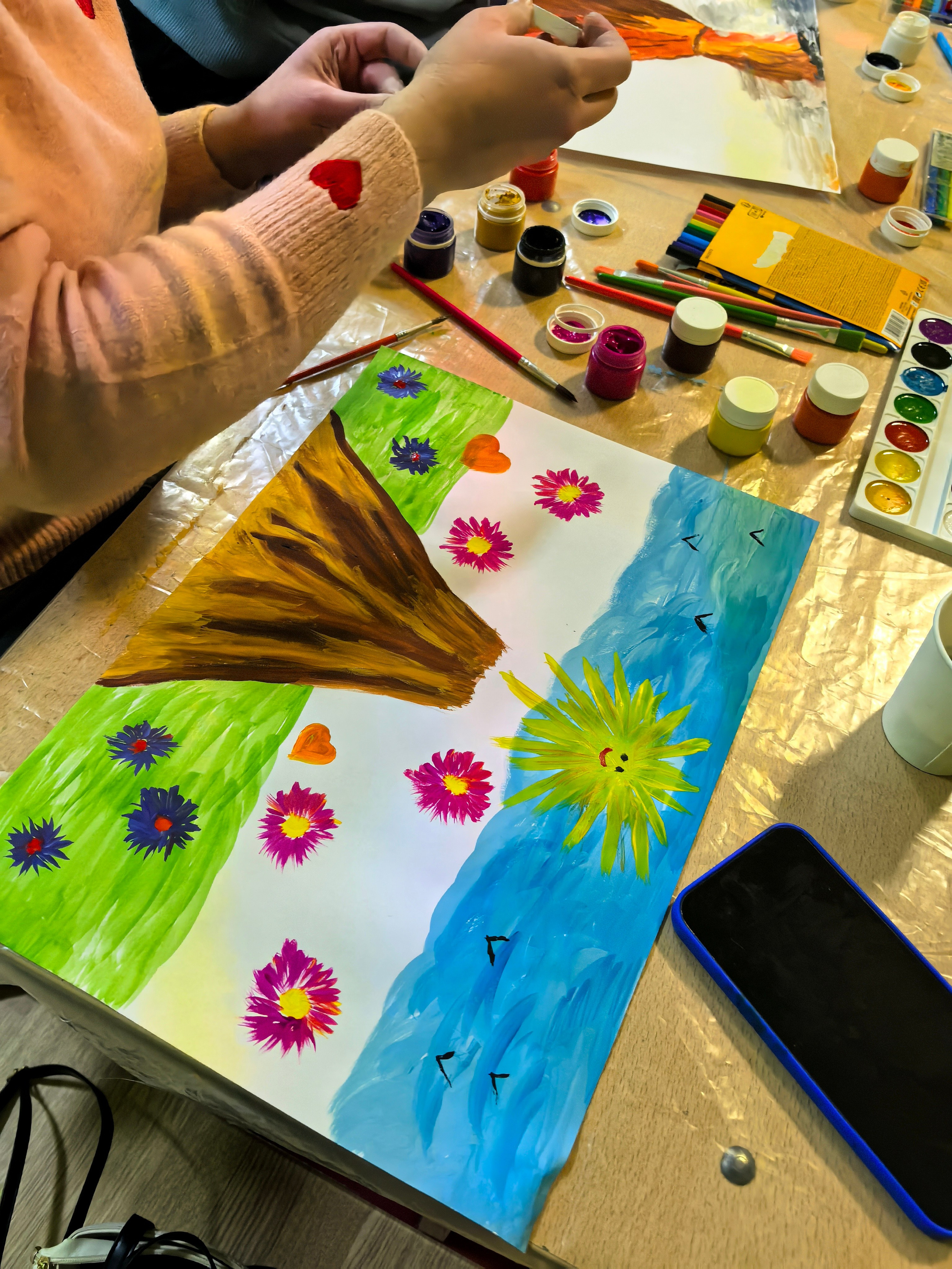 Арт-терапия для мам. АНО «Центра социальных проектов «Путь в большой мир»