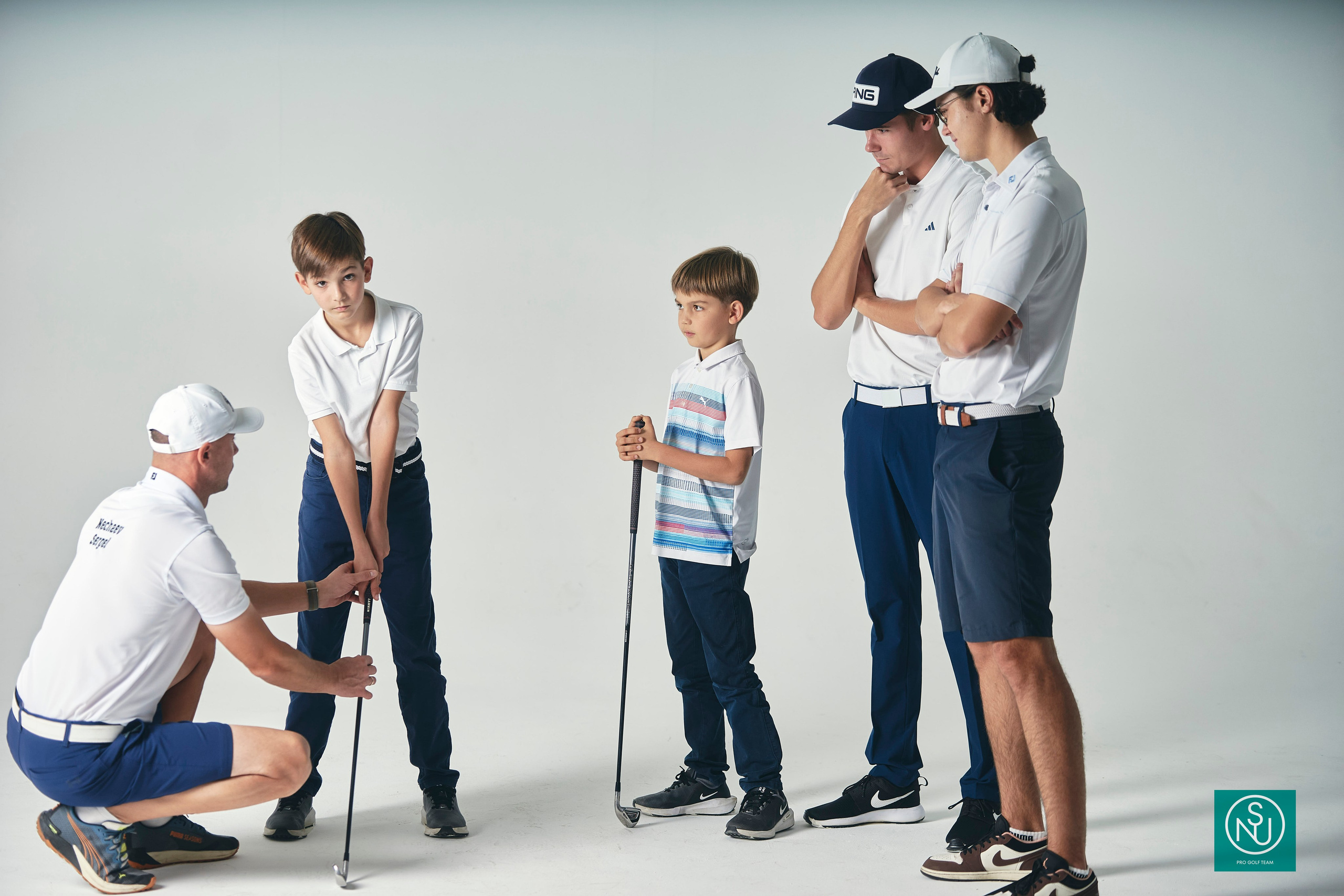 NSU съемка команды 2024. Академия гольфа NSU в Москве. Тренировки по гольфу для детей и взрослых, тренировки для новичков