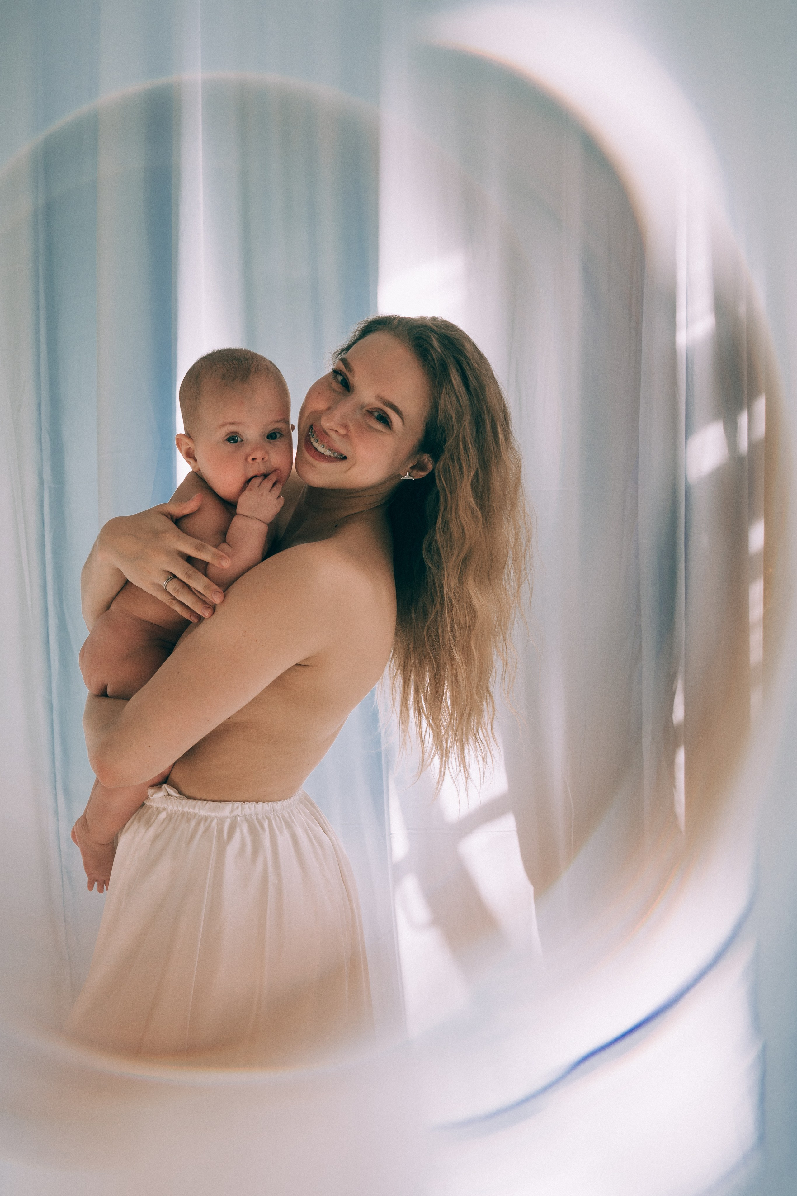 Цветочное материнство. Семейный, ньюборн фотограф, фотограф на роды в Москве, Виктория Тюльдюкова