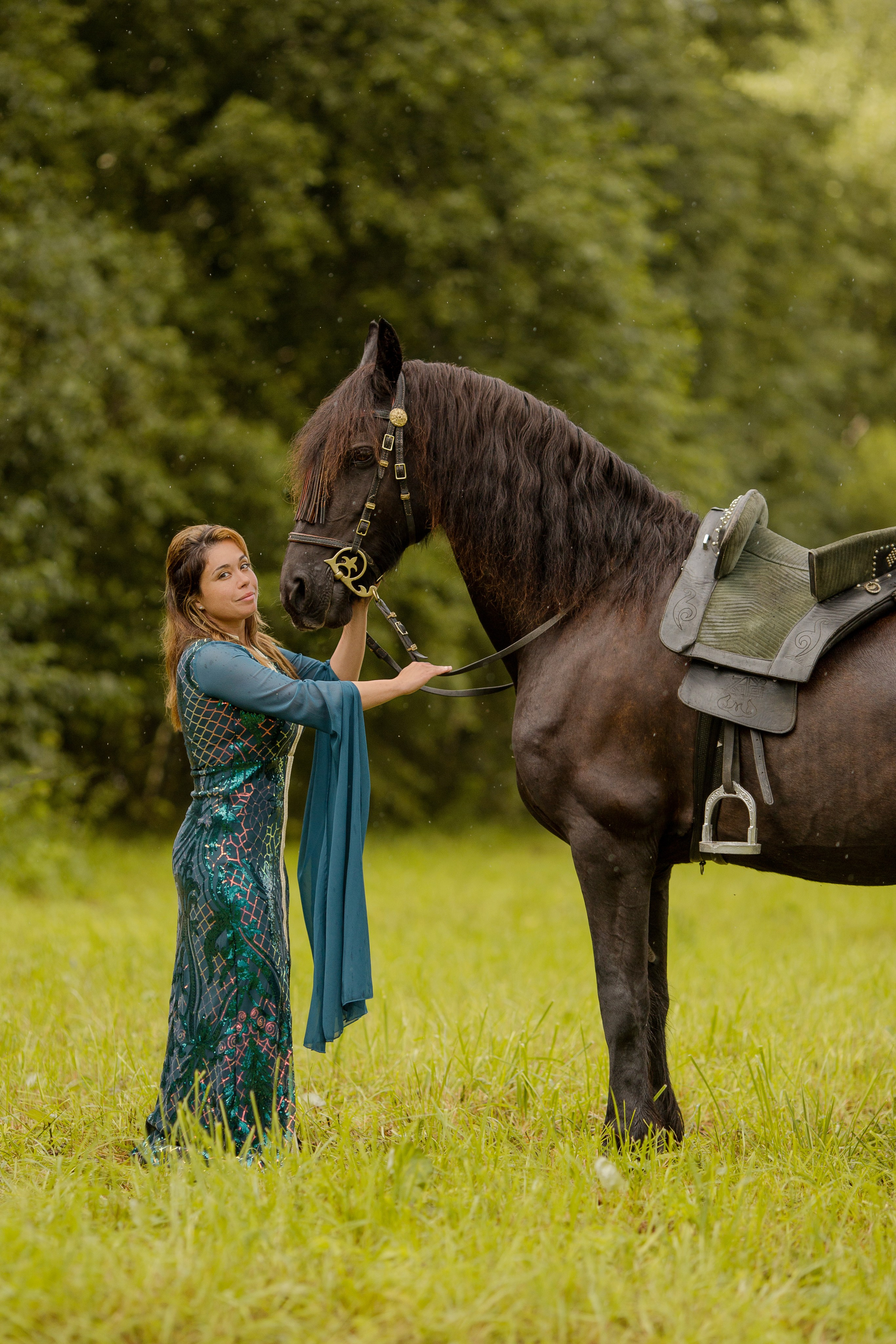 Кори и фризская кобыла Тинэке