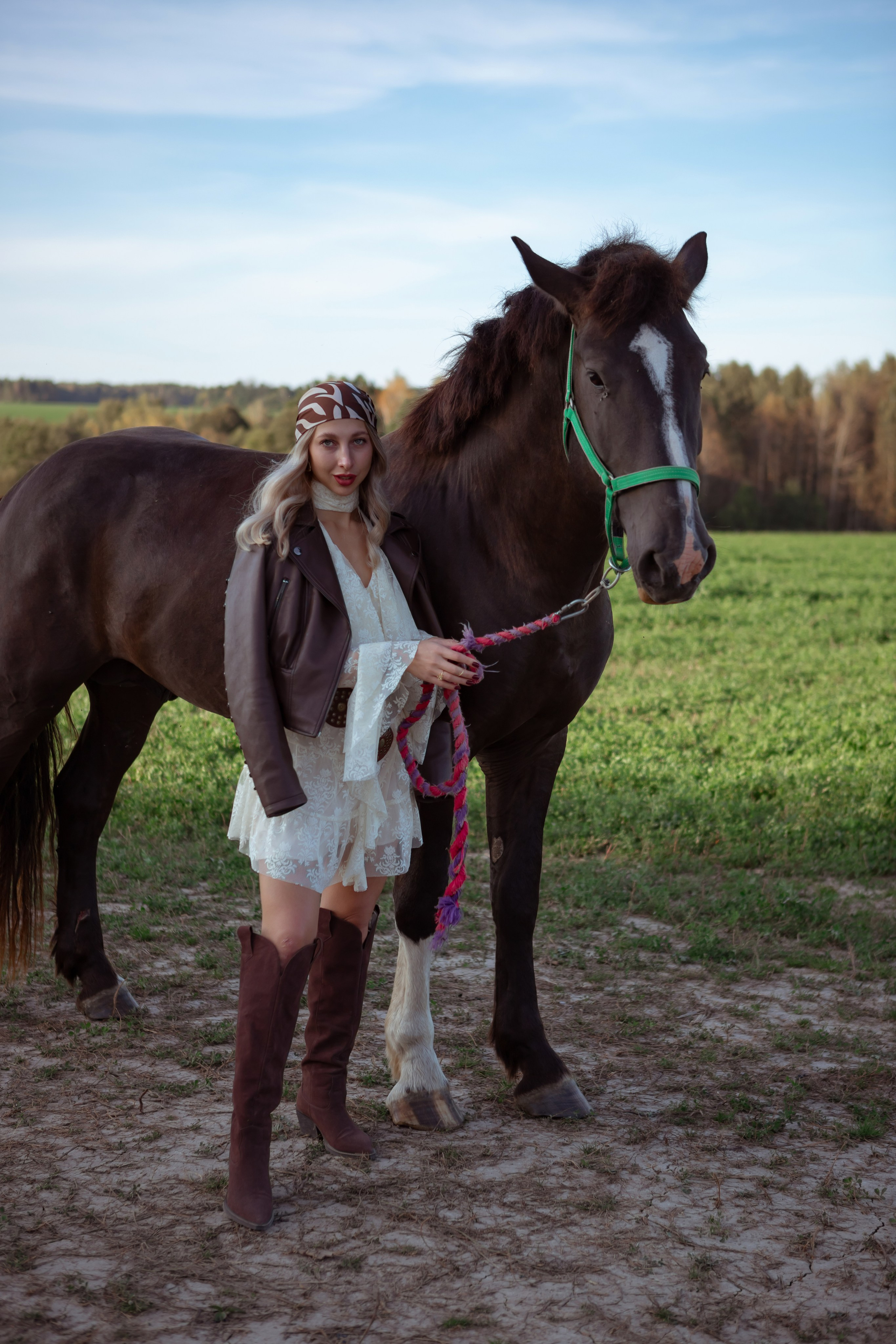 Съемка Елизавета с лошадьми. Фотограф Калуга