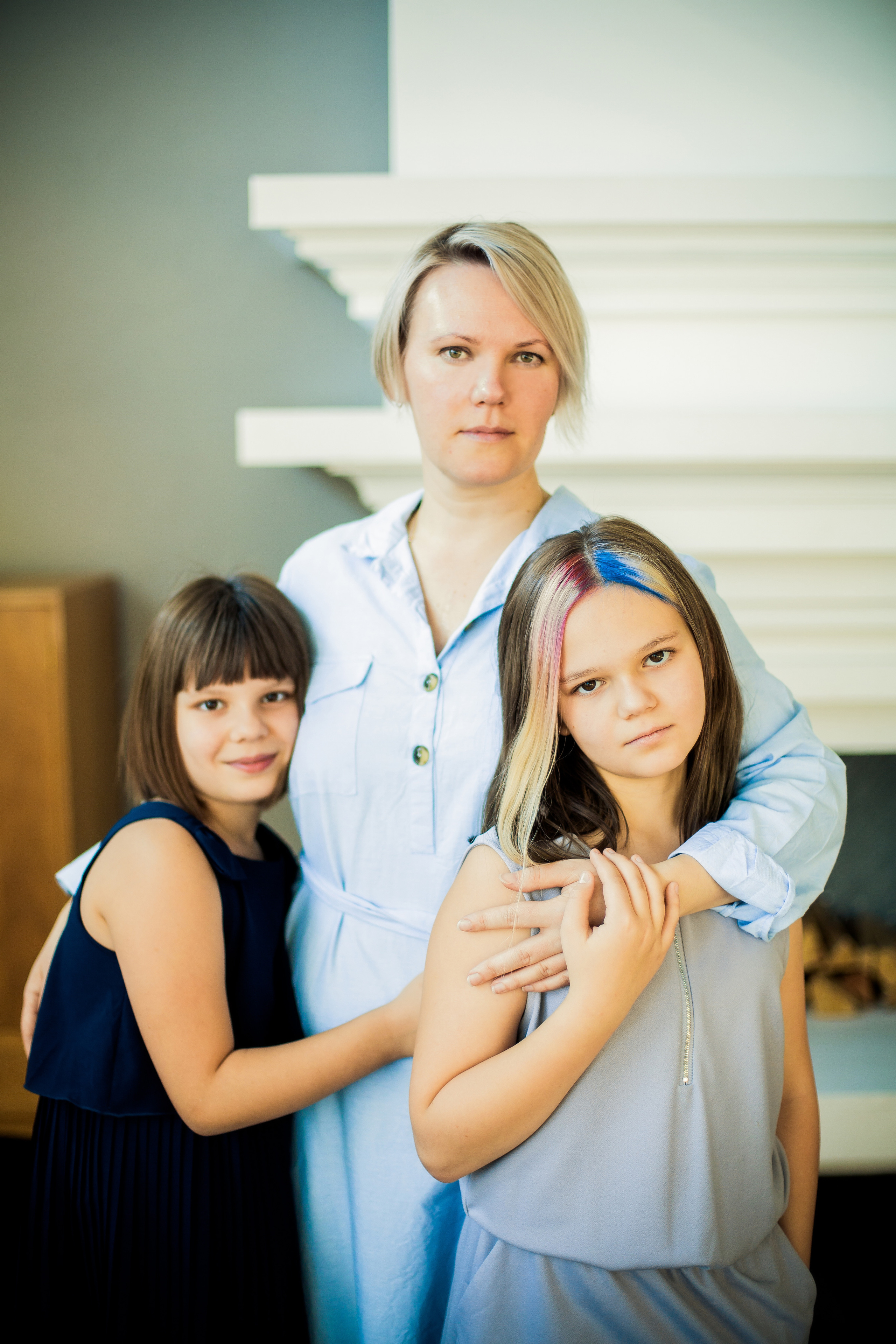 Фотосессия большой семьи в студии Studio 212 и Ботаническом саду. Детский, свадебный и семейный фотограф Юлия Курбатова, Санкт-Петербург