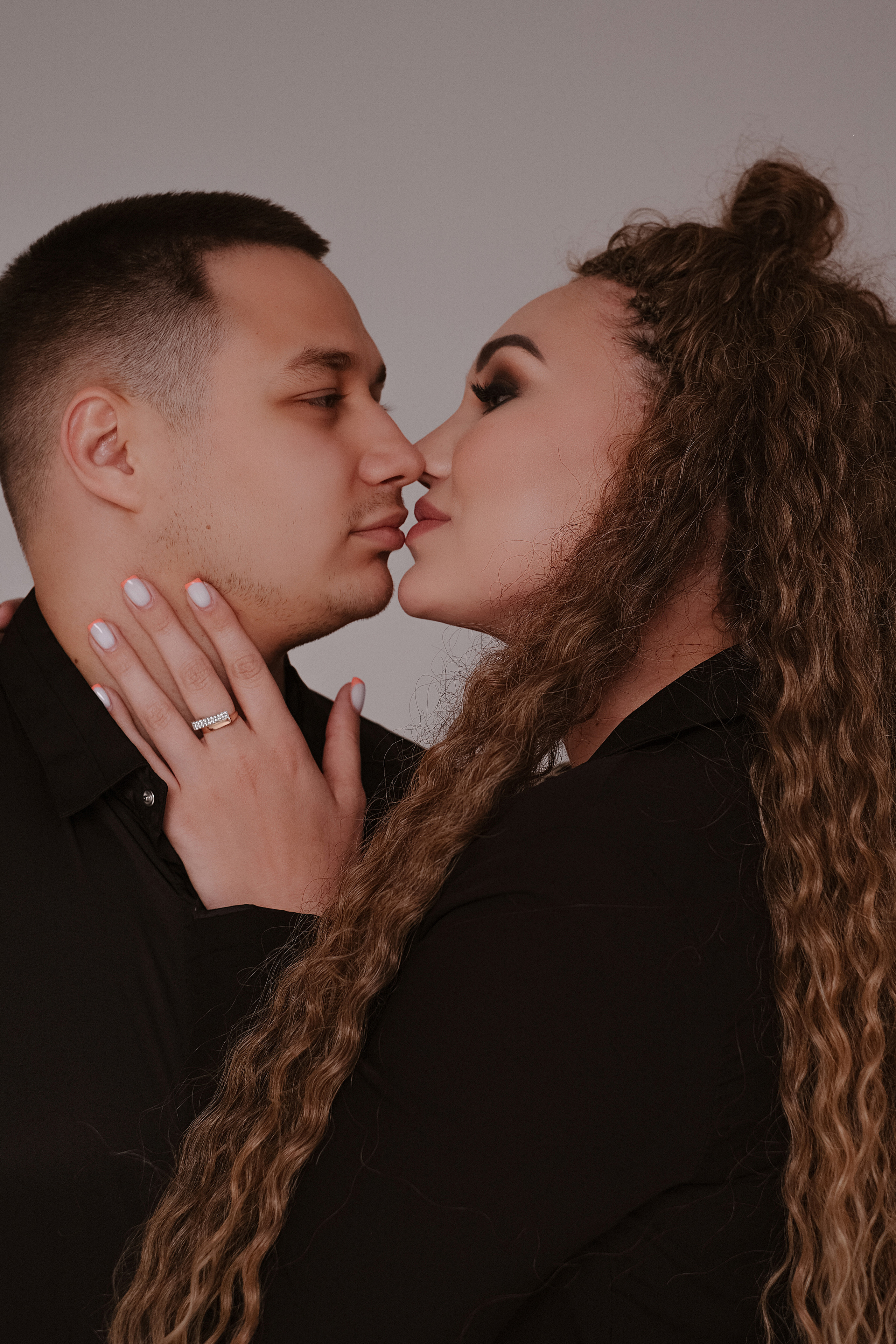 Студийная семейная фотосессия Даша + Артем + Мирон. Свадебный и семейный фотограф г. Волгоград Биленко Ангелина