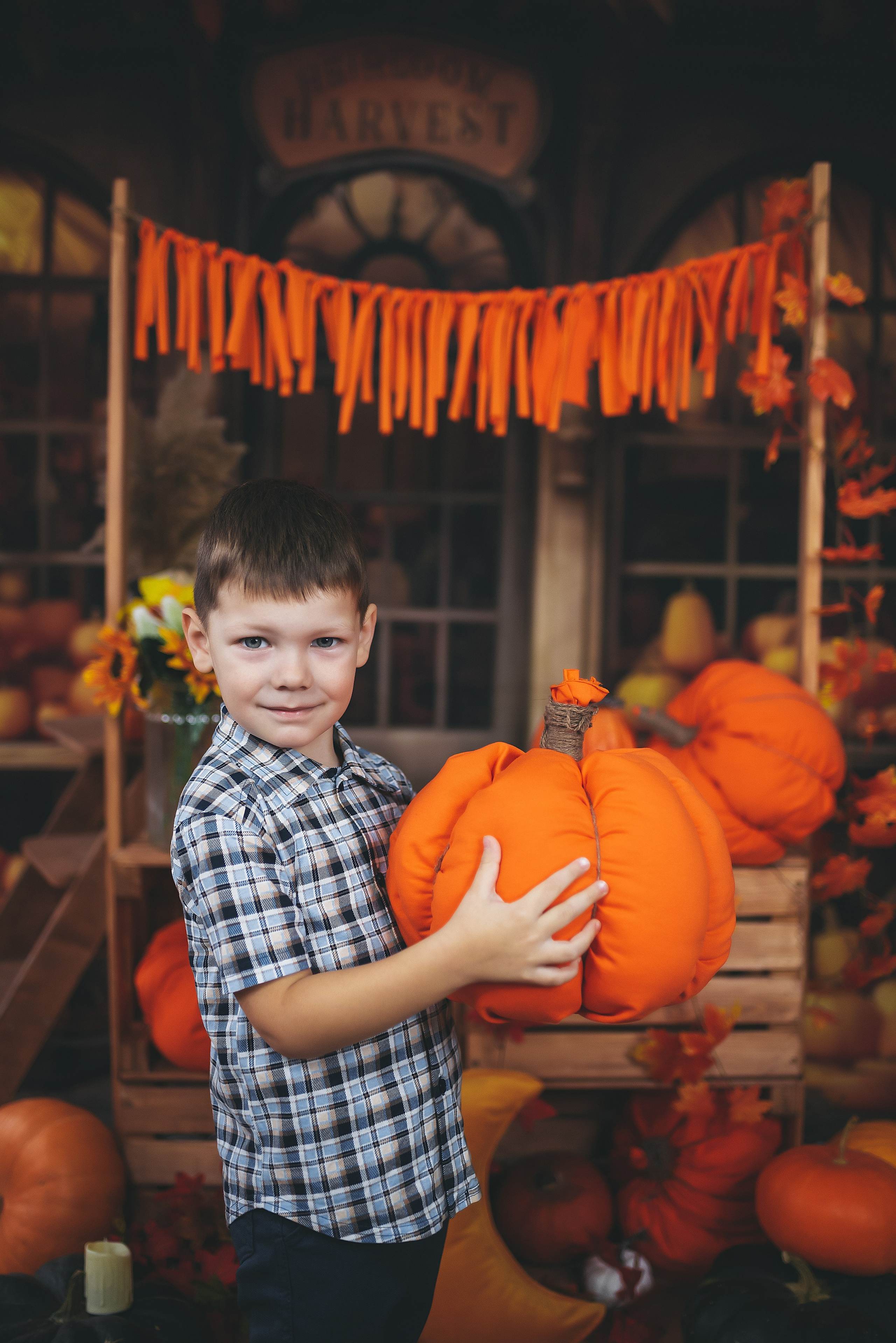 ПРОЕКТ осенний «Тыковки». Семейный и детский фотограф в Тейково