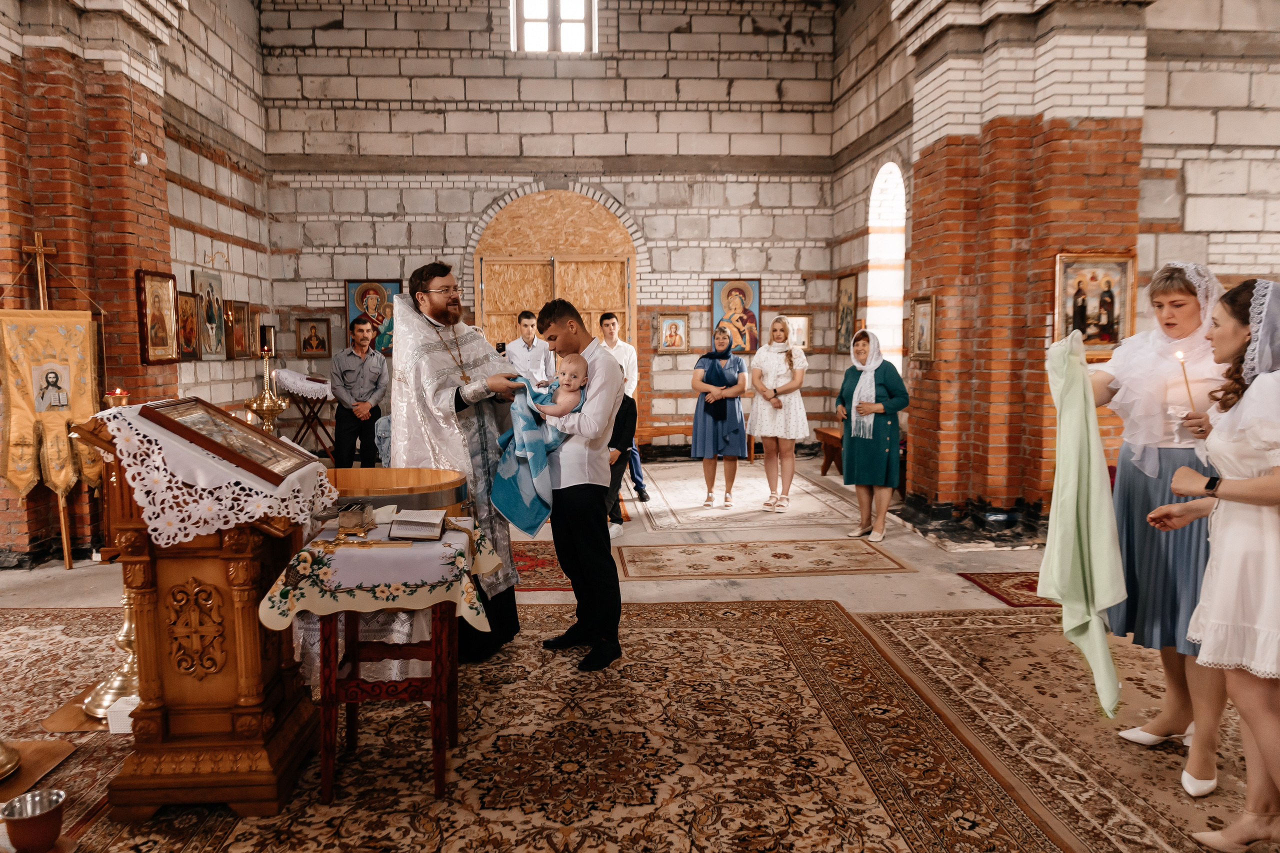 Крещение Максима. Семейный фотограф Минск Усова Ольга