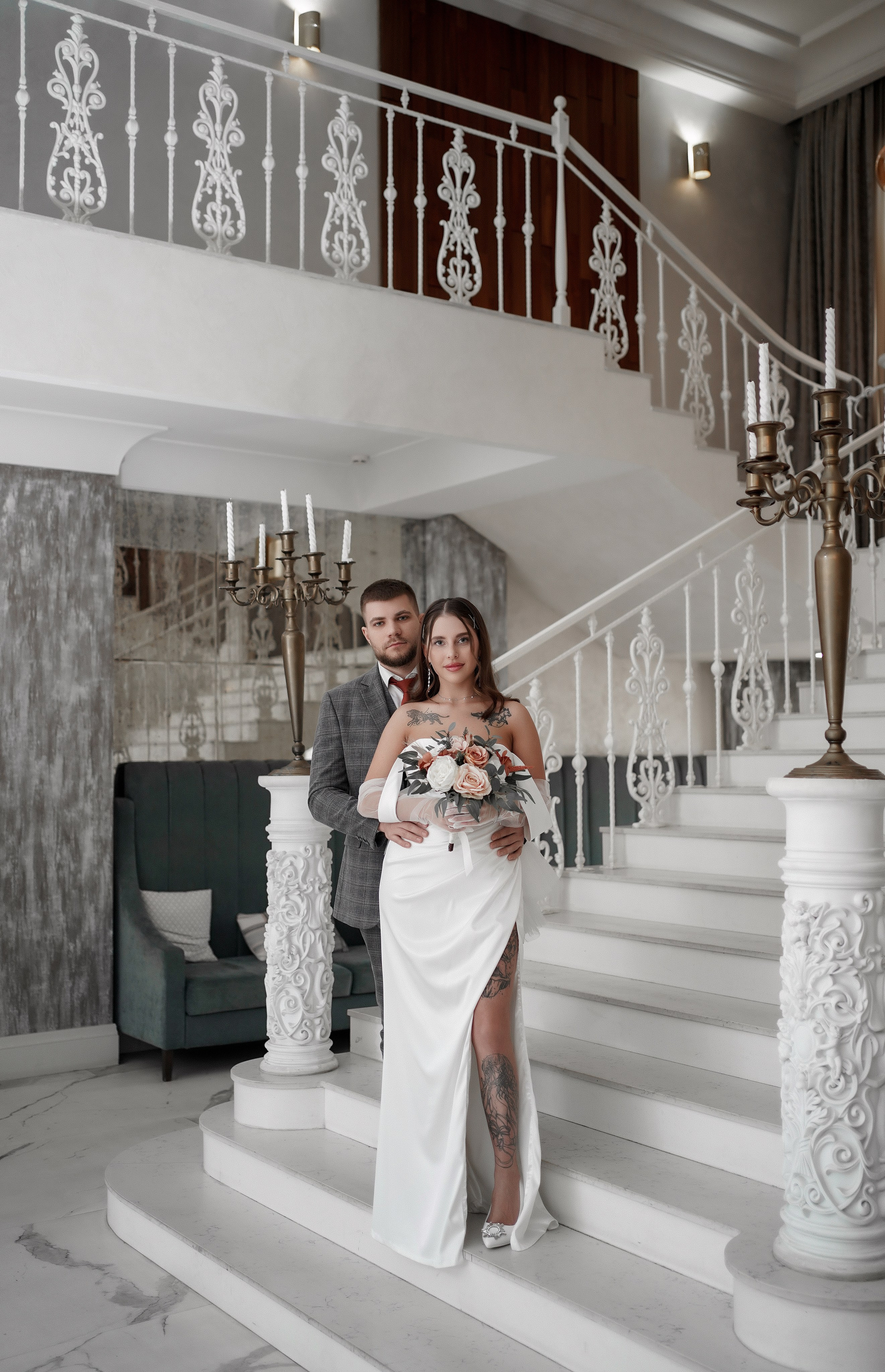 Никита и Оксана на свадебной фотосессии в Графском парке. Свадебный фотограф в Ростове-на-Дону. Таинство Крещения и Венчания, семейные фотосессии. Алёна Чёботова