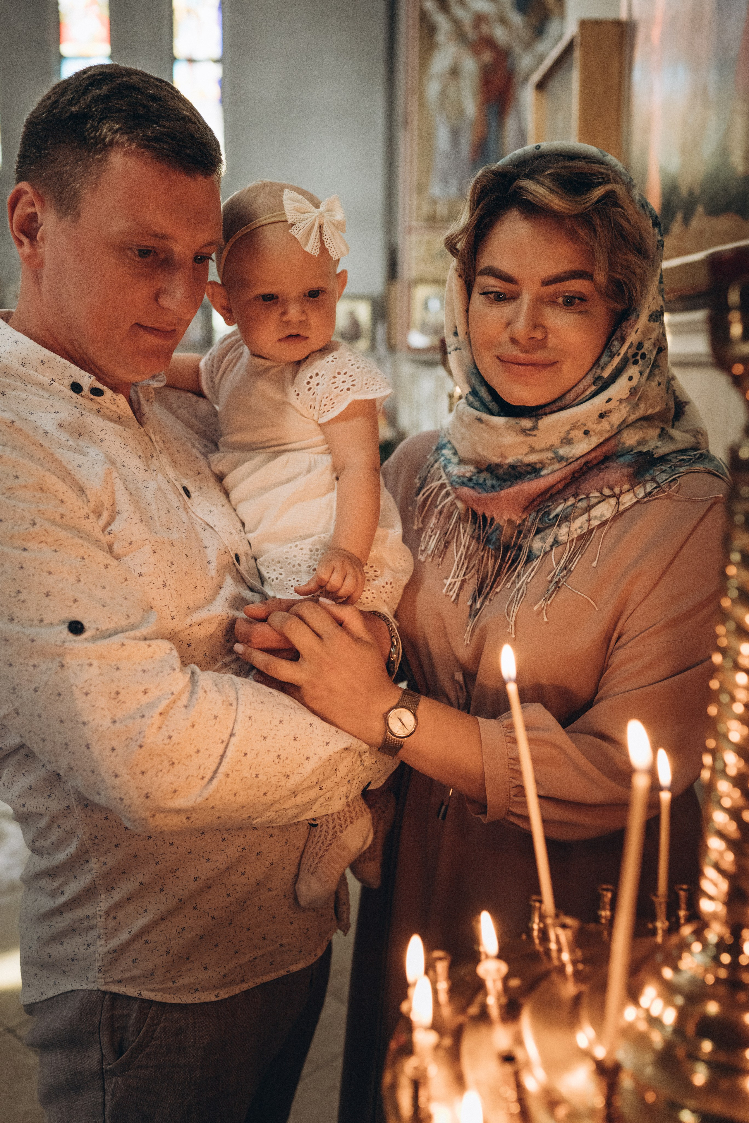 Крещение Василины (Храм Праведной Софии Слуцкой). Семейный фотограф в Минске Дарья Дреко