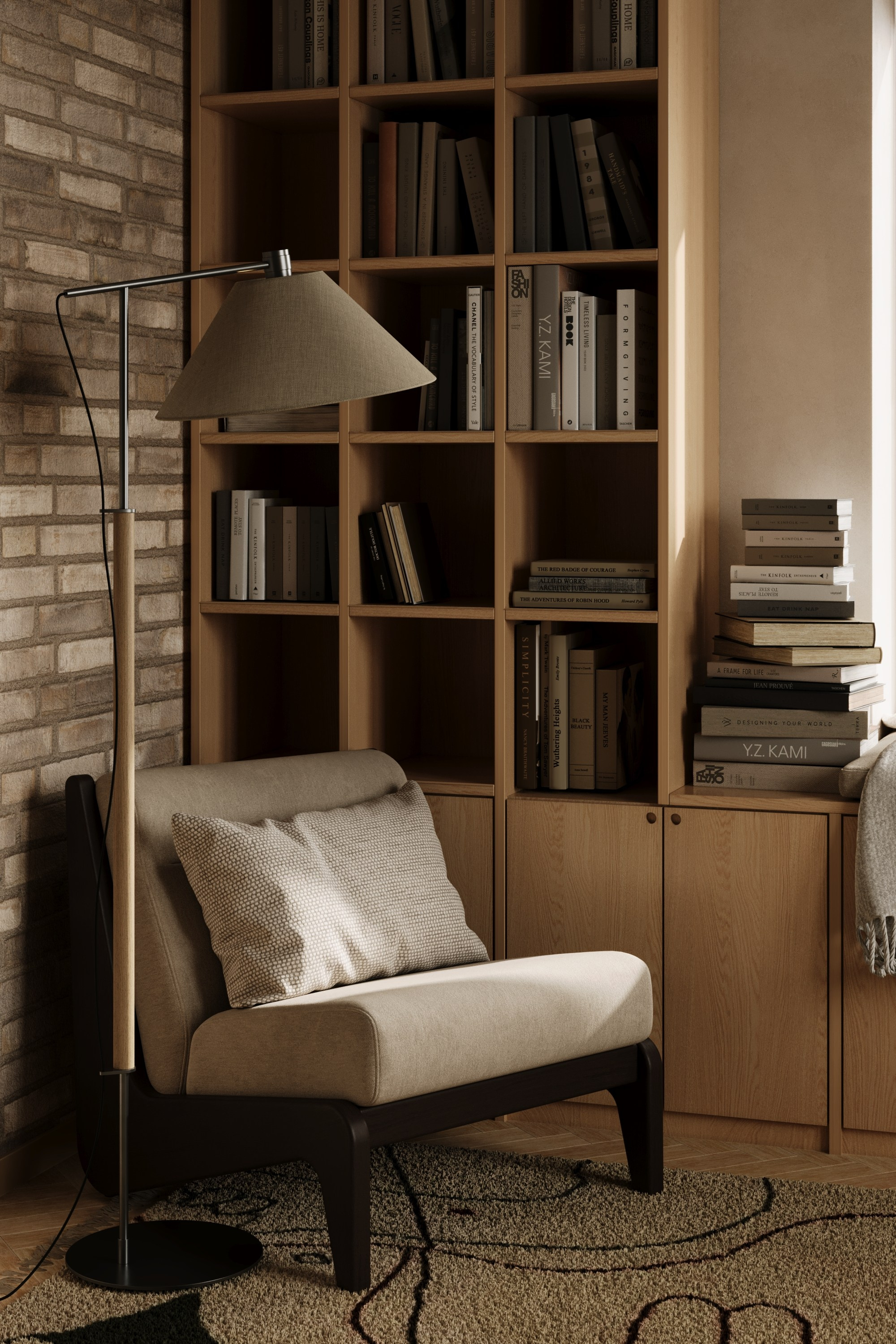 дизайн загородного дома, современный стиль, архитектура, дизайн кабинета, уютный минимализм, природные материалы 