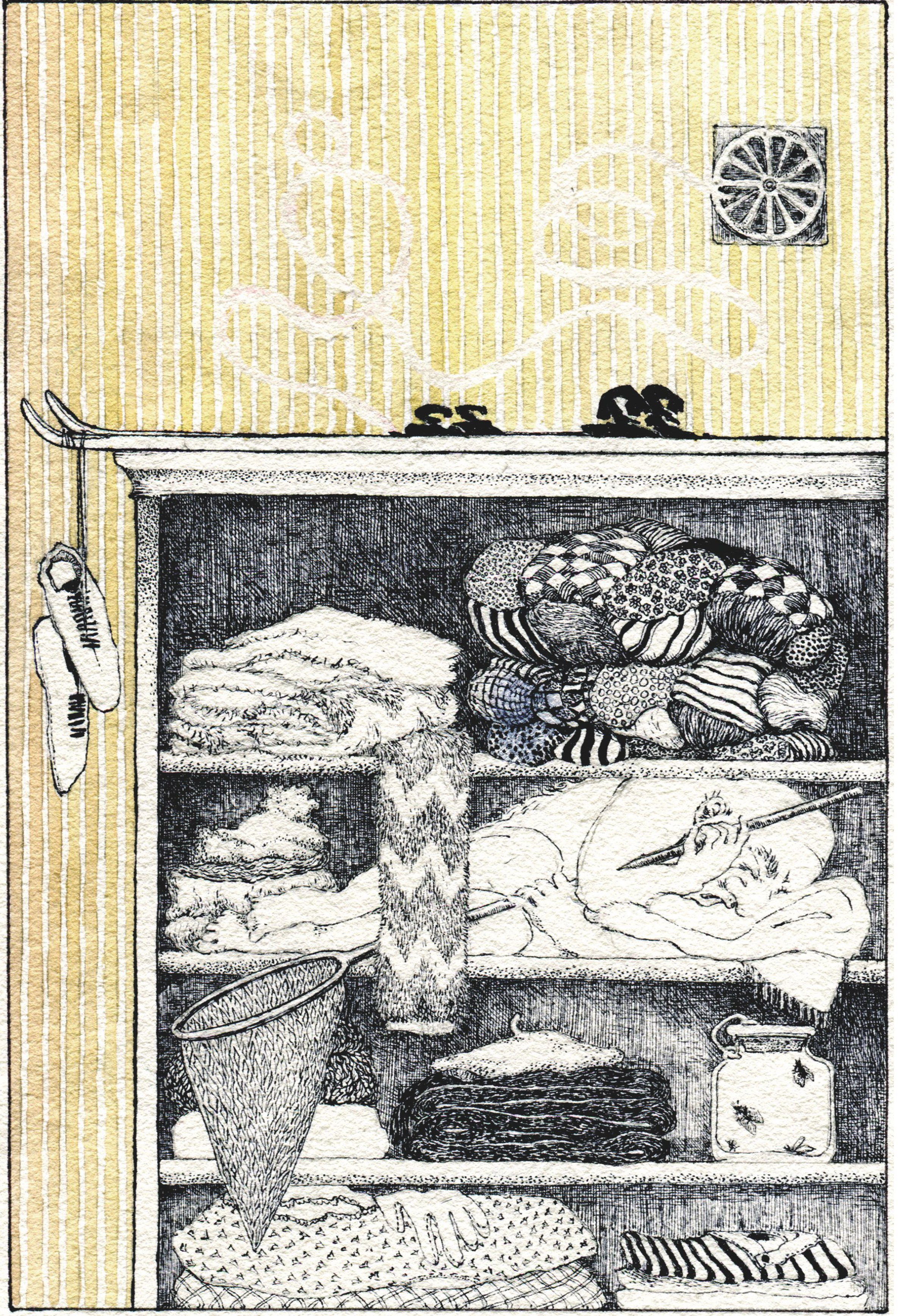 «Ловцы блох». Художник Перепечėнова-Феофанова Анна