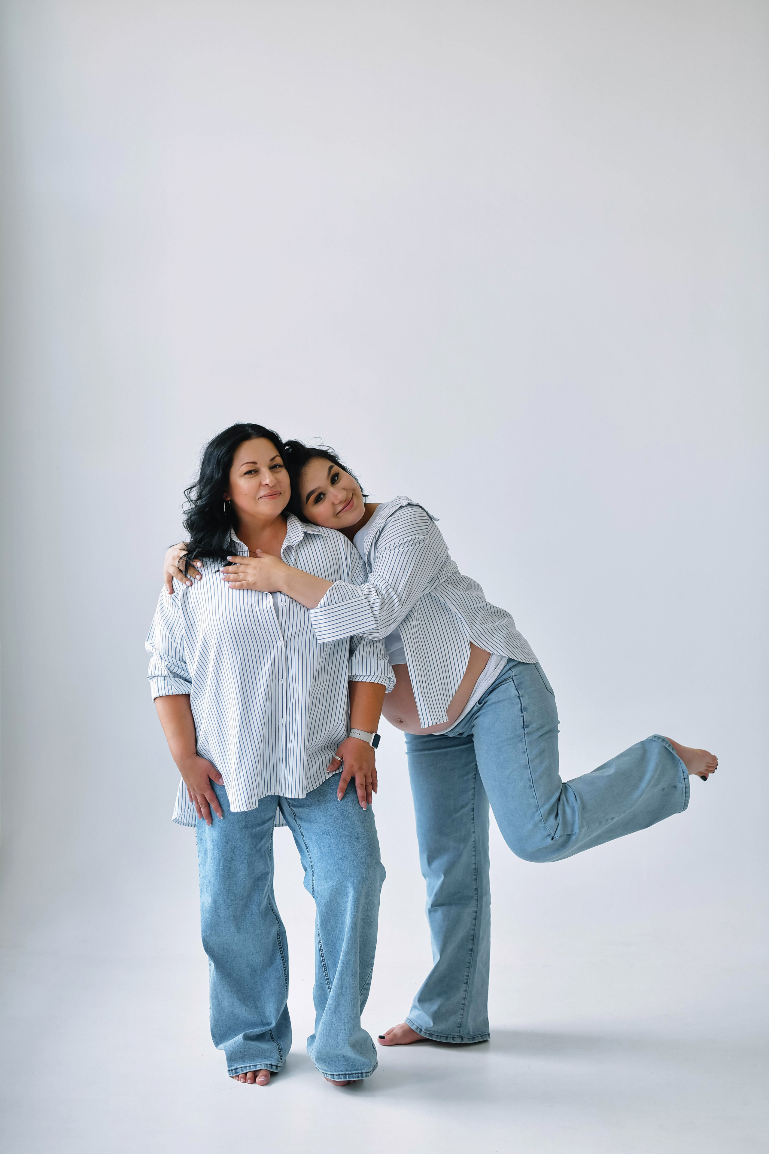 Мама и дочь беременная съемка. Фотограф Подольск