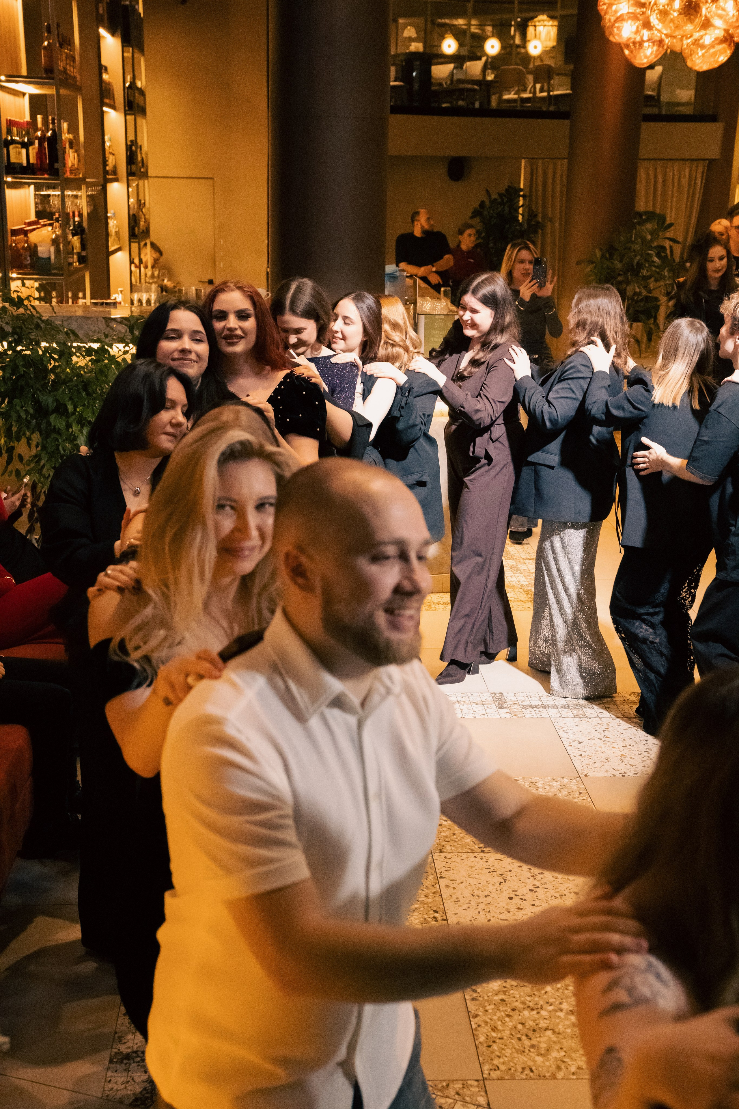 Новогодний корпоратив Альфа-Банк, ресторан Журавли