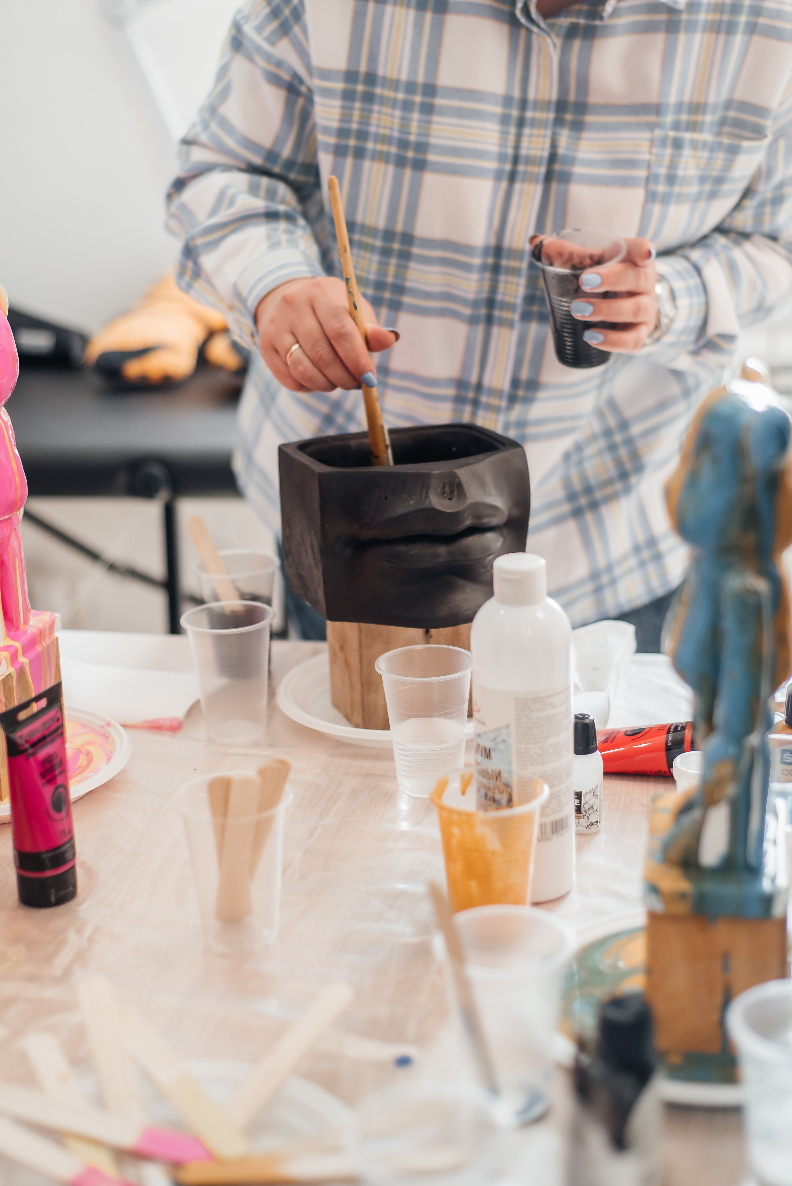 Роспись скульптур. Фотограф в Дзержинске Наташа Баева