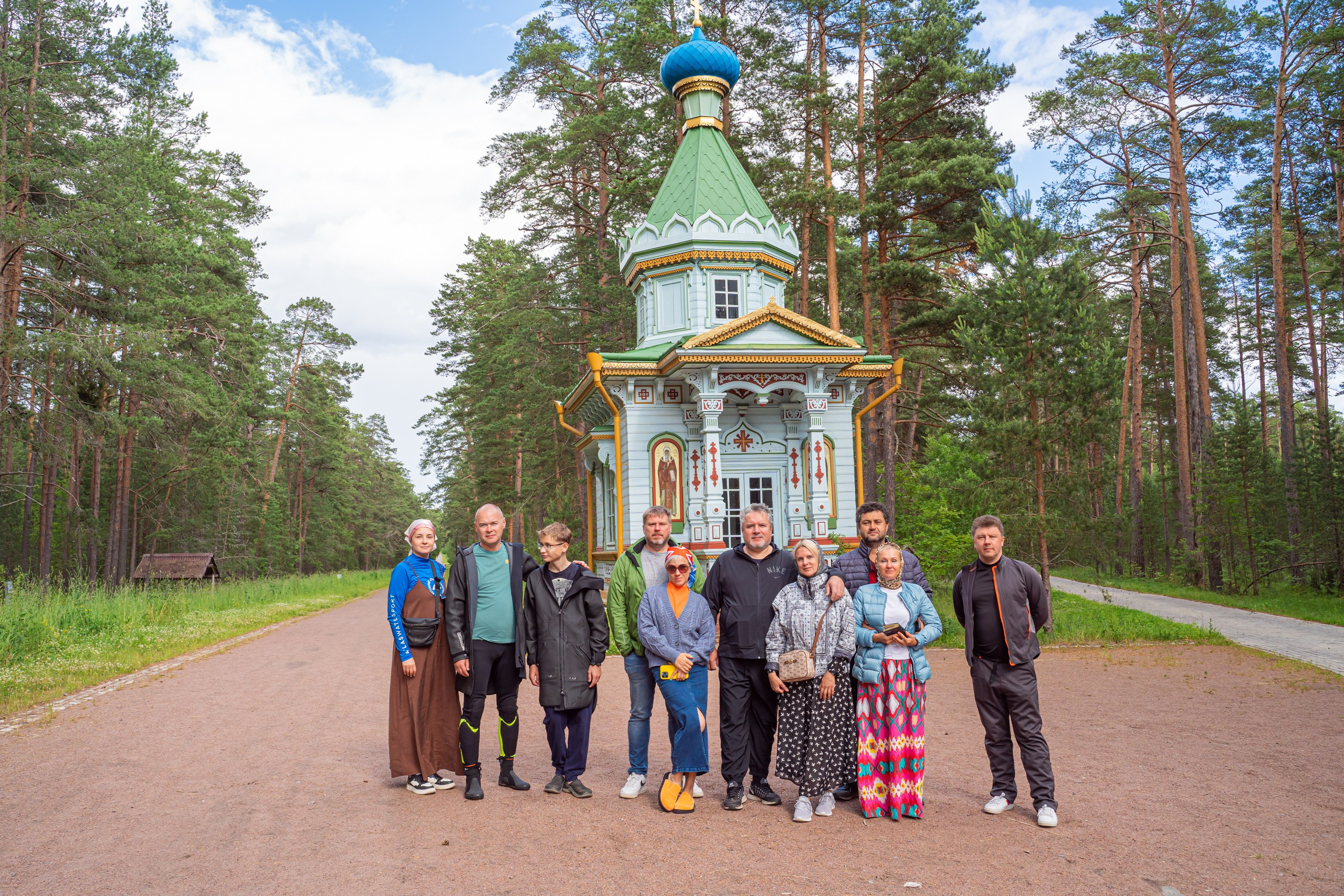 Гидровыезд в Коневский мужской монастырь. Свадебный, семейный, портретный, репортажный фотограф в Санкт-Петербурге