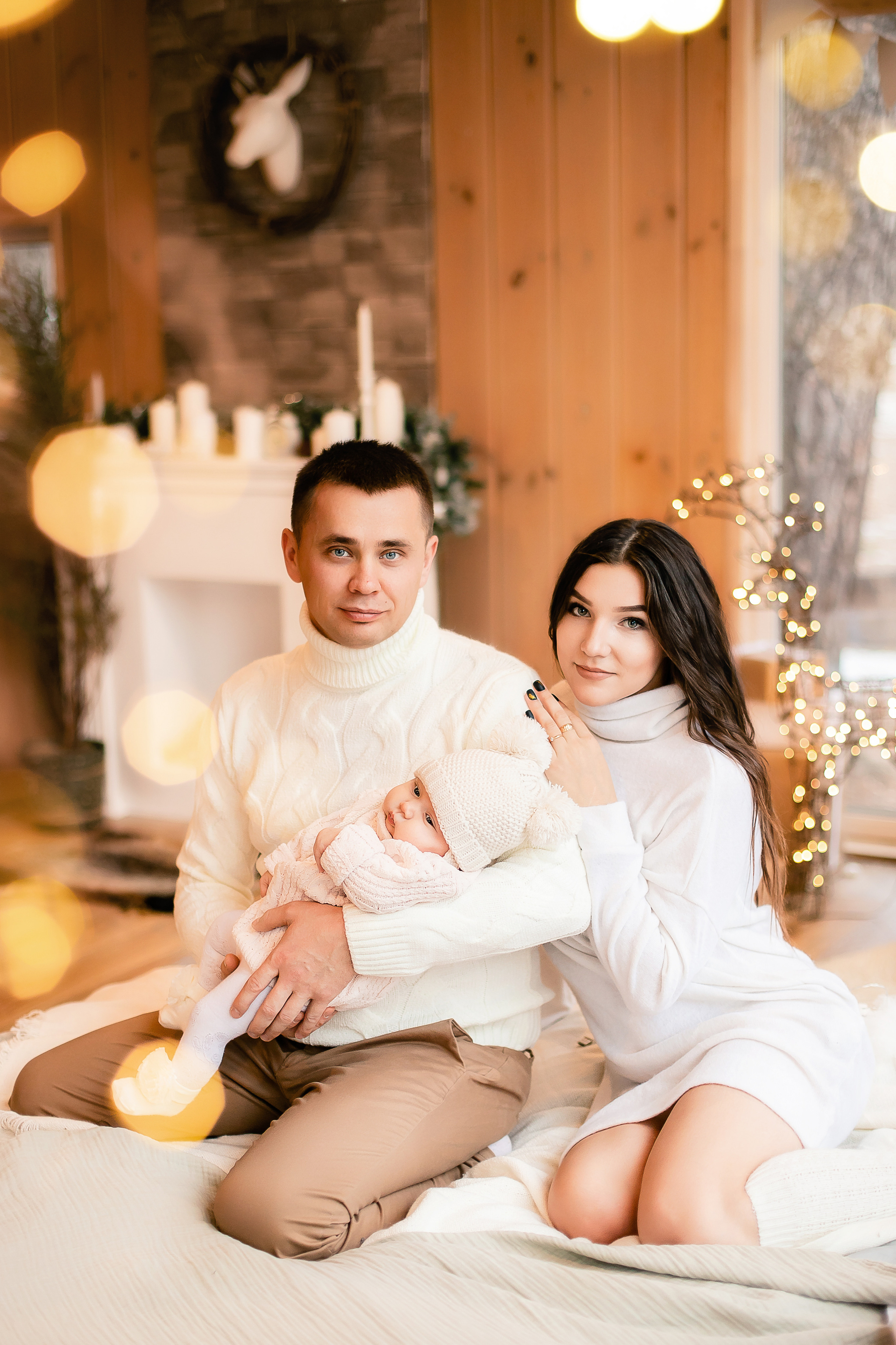 Вечер в зимнем домике. Семейный и свадебный фотограф в Чебоксарах и Новочебоксарске Ирина Юрь