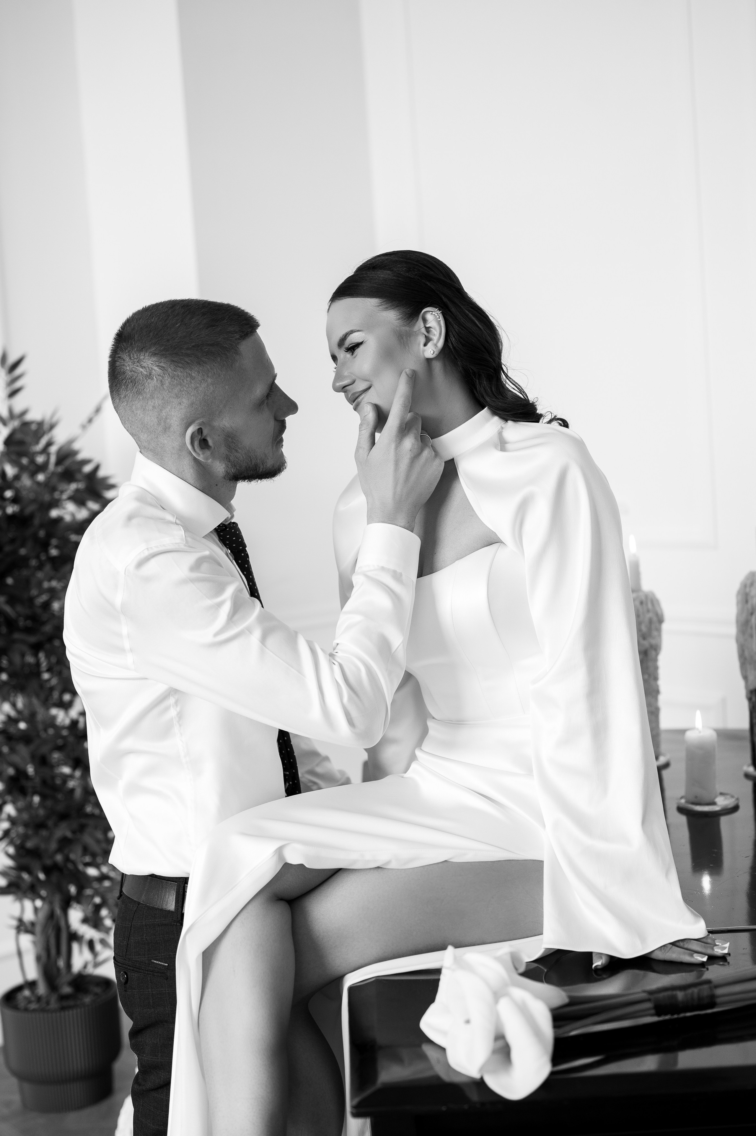 Свадебная фотосессия в студии. Свадебный и семейный фотограф в Краснодаре Алина Мельник