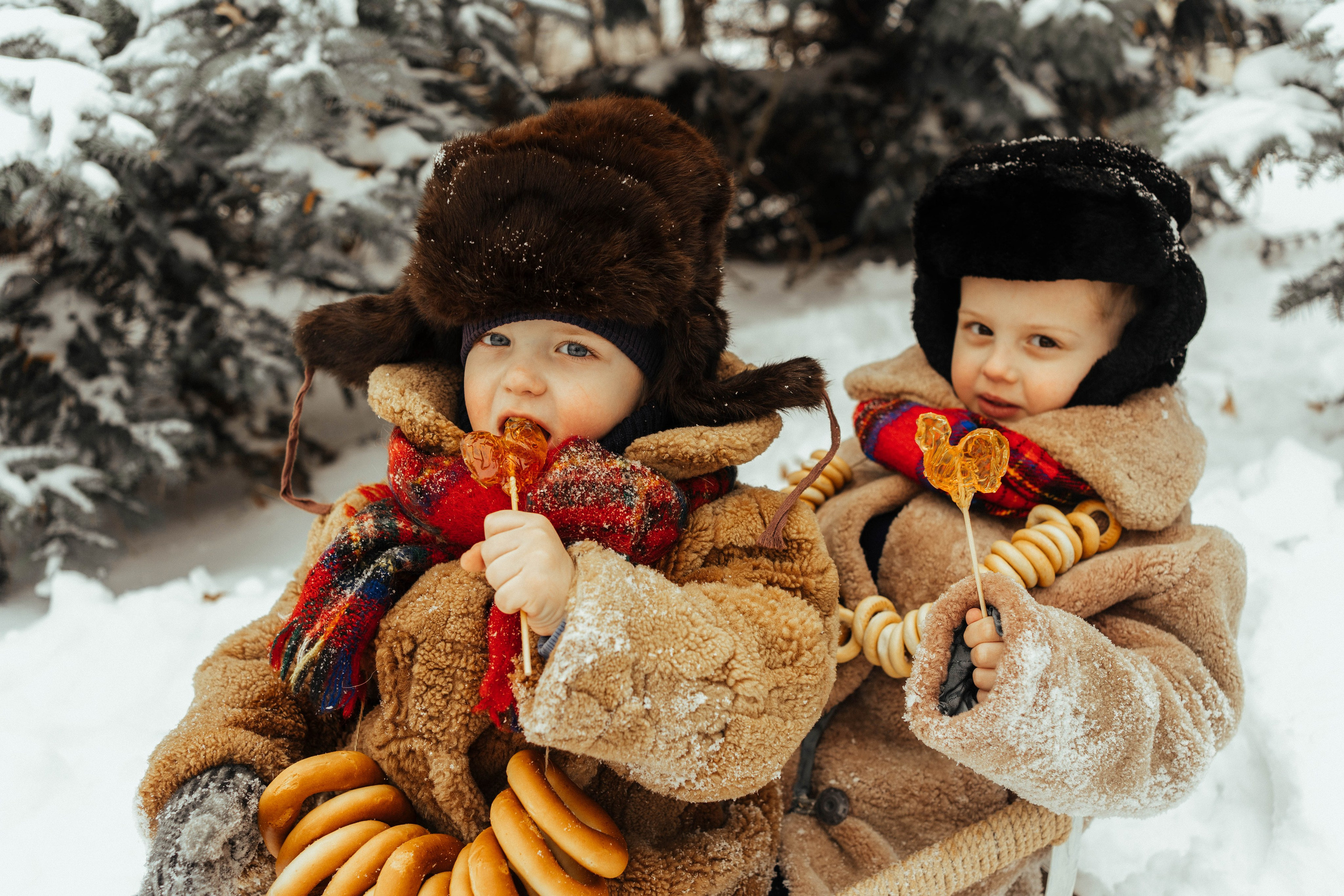 Фотопроект «Зимний лес». Семейный и детский фотограф новорожденных Ульяновск