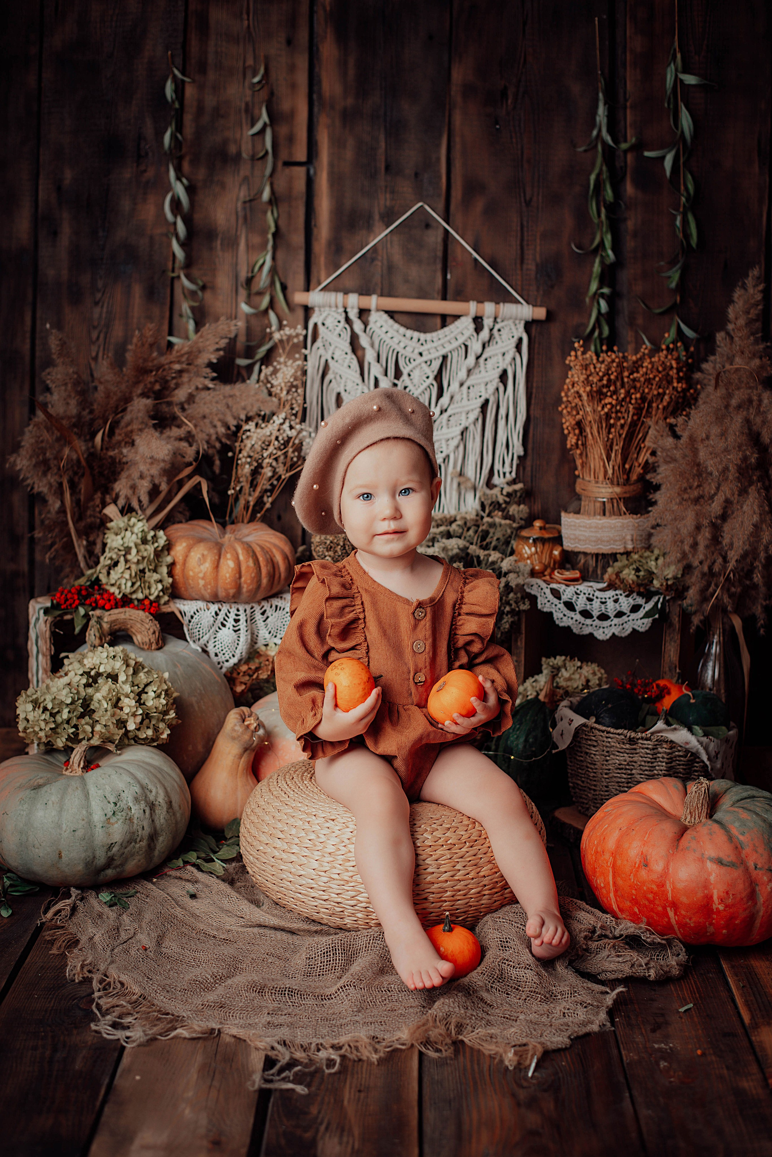 Тыквенный фотопроект. Семейный и детский фотограф новорожденных Ульяновск