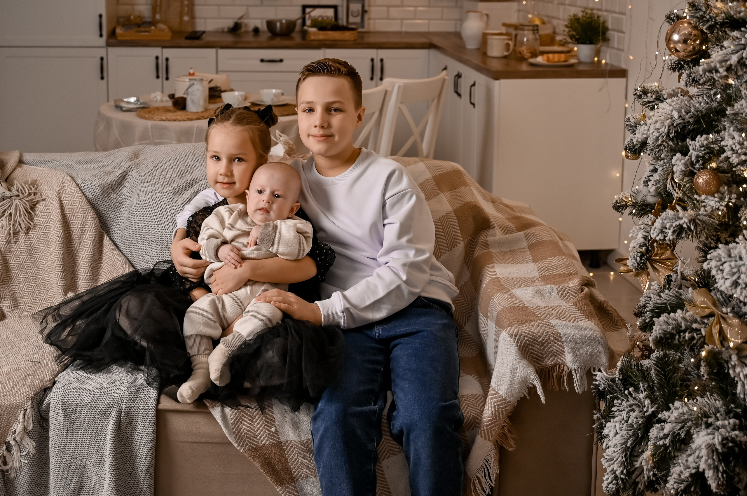 Новогодняя фотосессия в студии. Семейный и свадебный фотограф в г. Уфа Динара