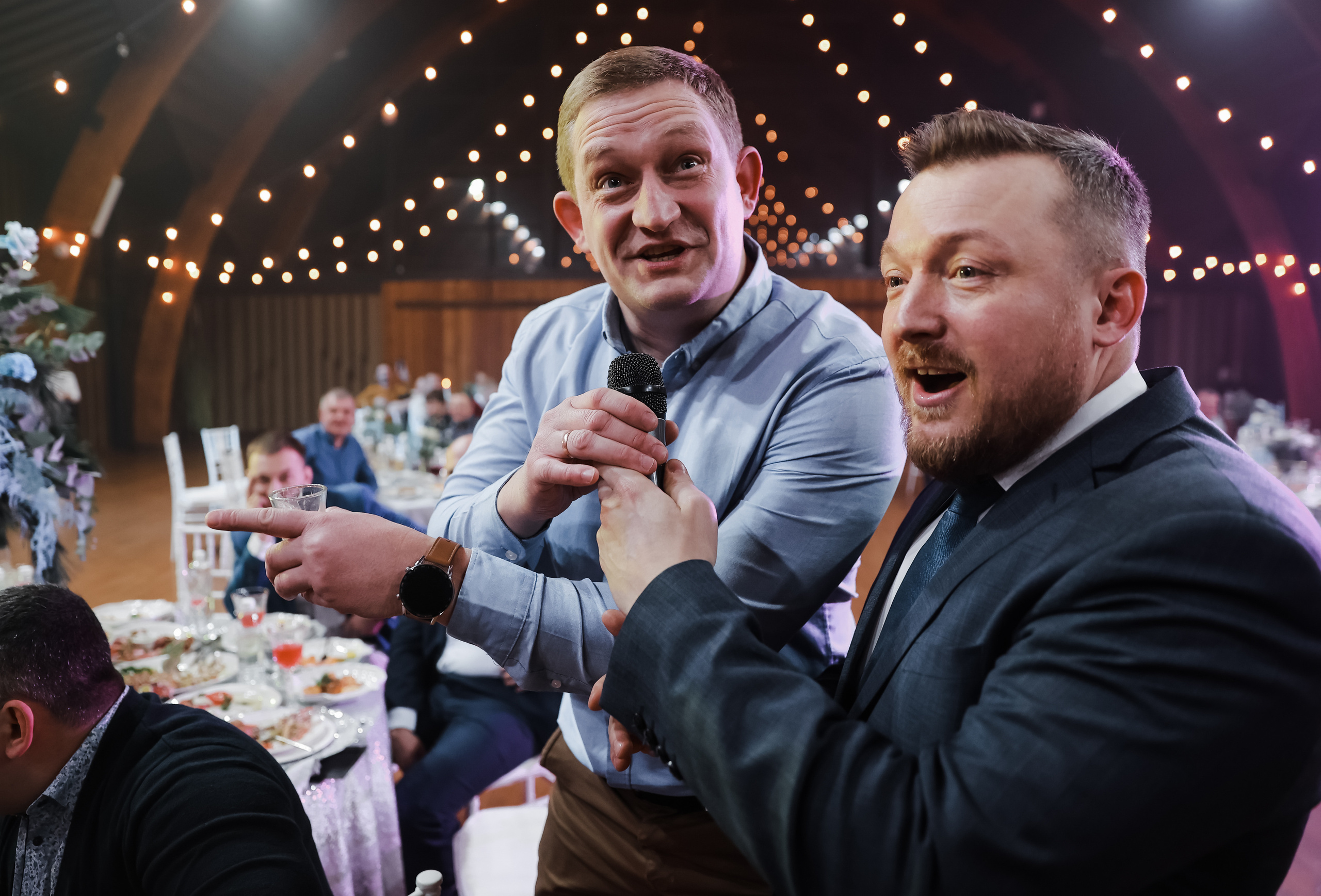 Фото ведущего Сергея Рябинина. Фотографии со свадеб, корпоративов, юби. Ведущий на свадьбу, корпоратив и юбилей в Москве Сергей Рябинин