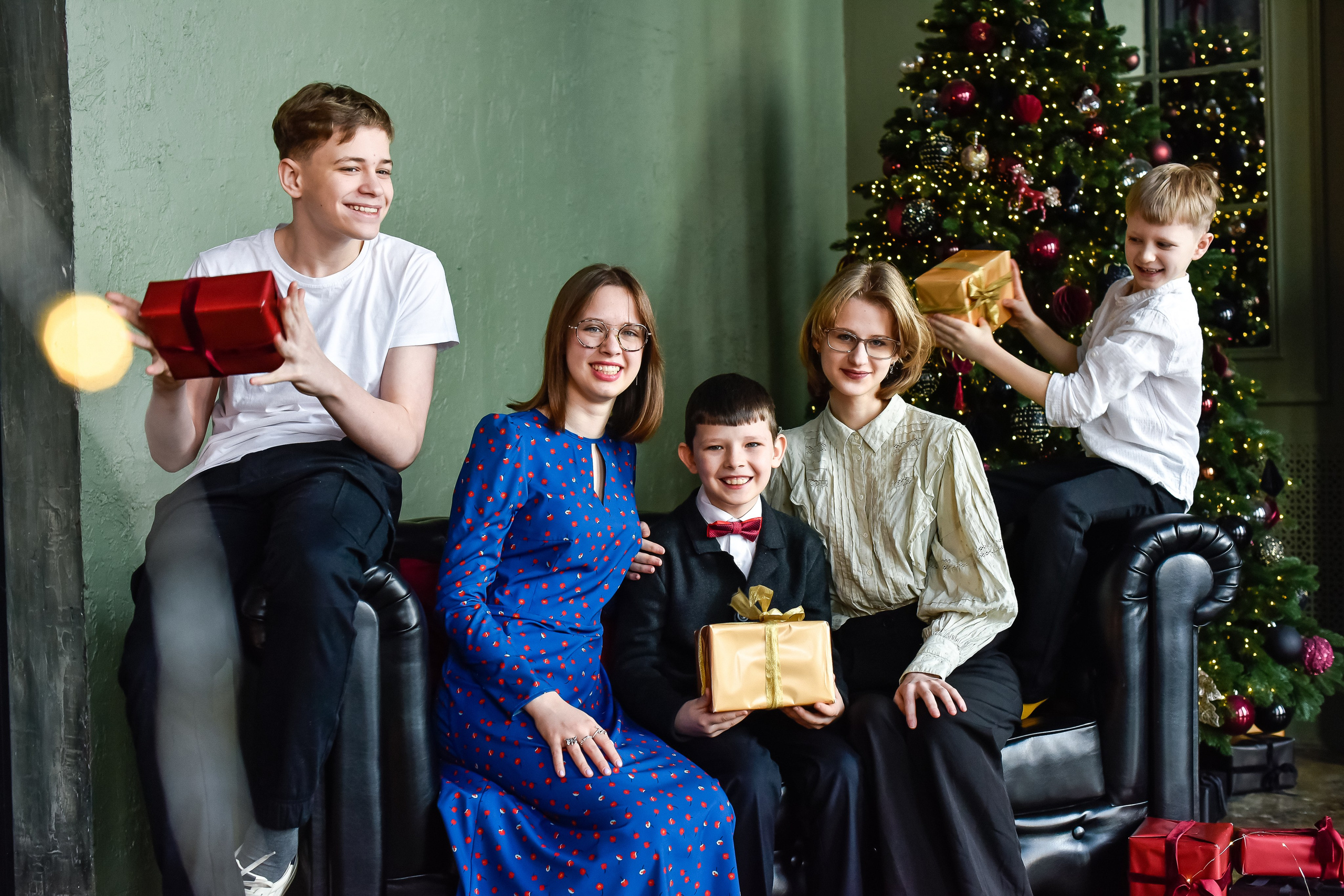 Дружная семья Настеньки