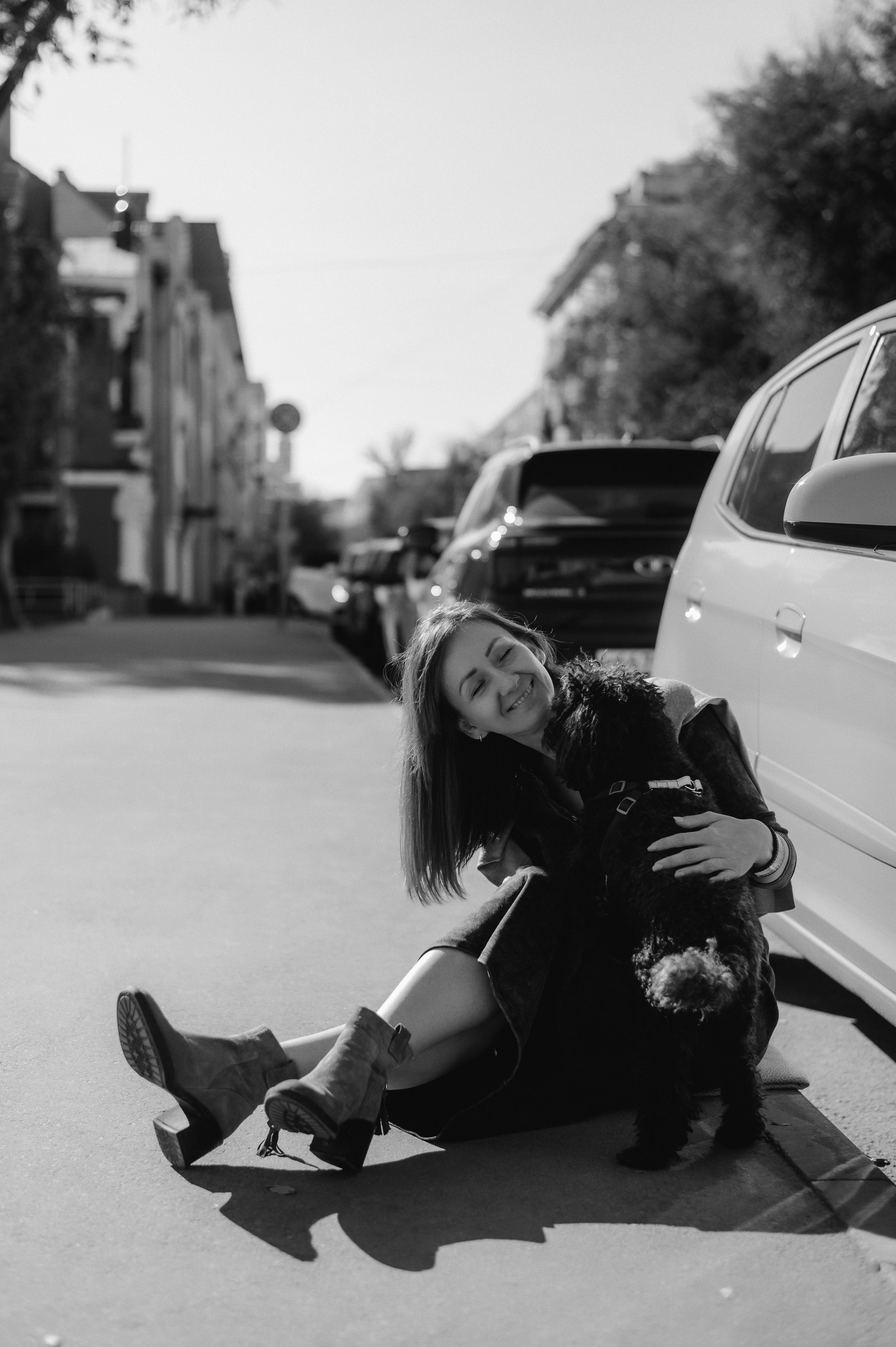 Осенние приключения Чарлика и его хозяек. Фотограф Мария Стрелкова