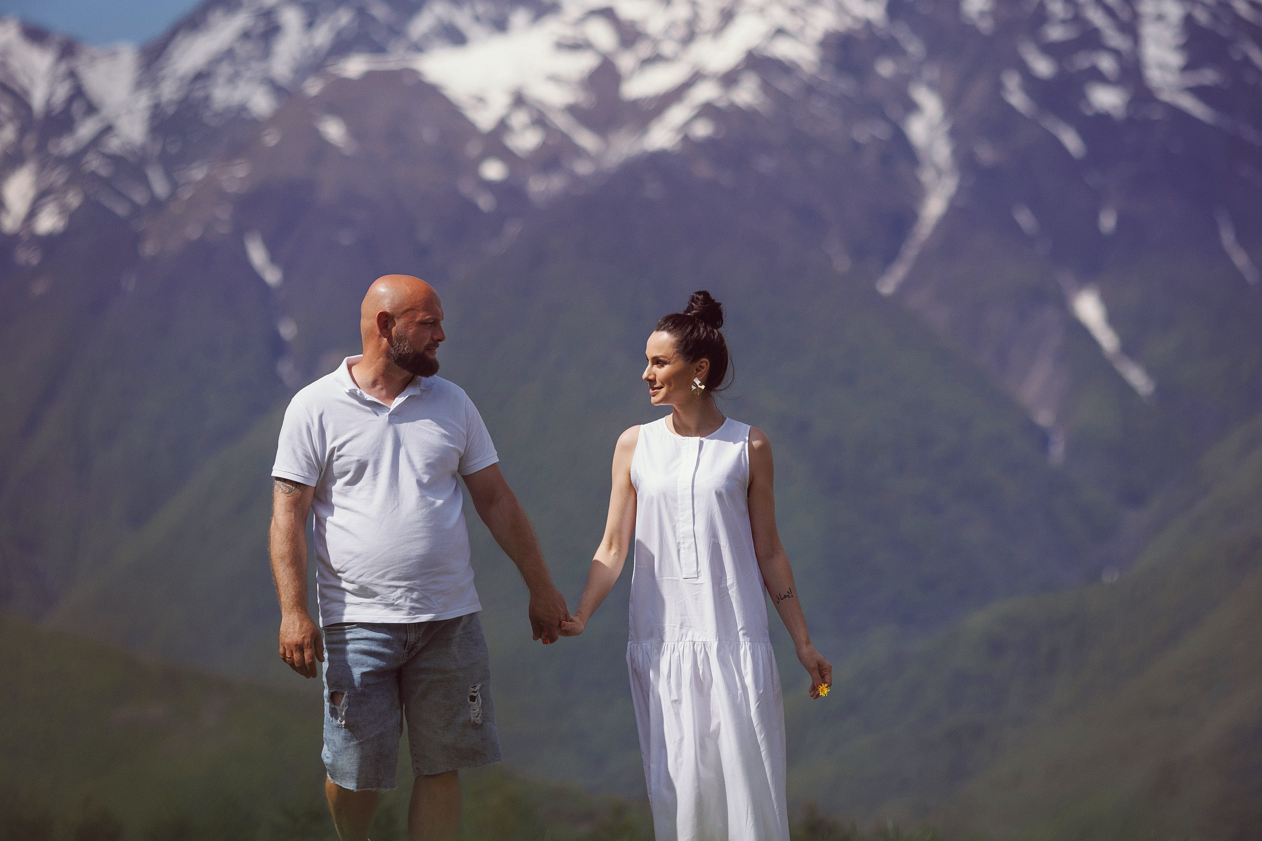 Семейная фотосессия в горах на Красной поляне. Свадебный и семейный фотограф в Сочи Денис Вялов