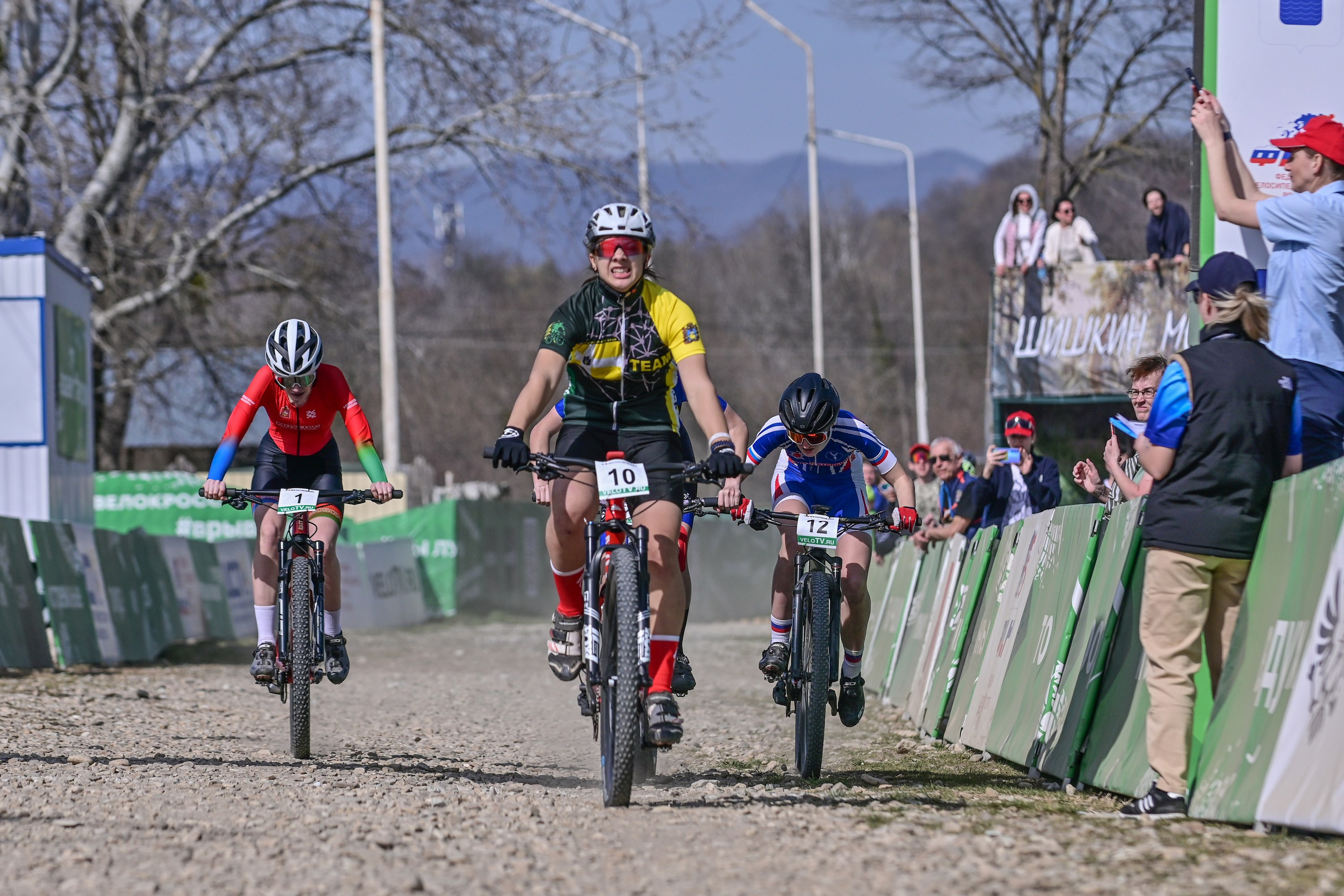 Маунтинбайк, кросс-кантри в Архипо-Осиповке 16 марта 2025. Спортивный фотограф, фотожурналист Павел Ларькин