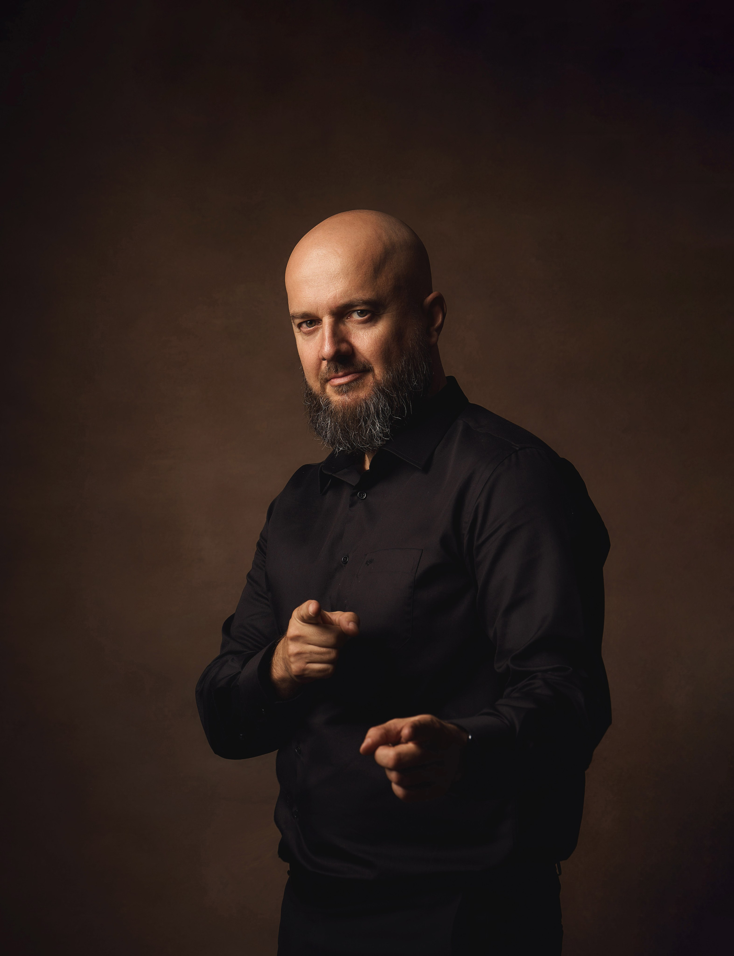 Портретная семейная фотосессия в студии. Семейный фотограф Евгений Опарин